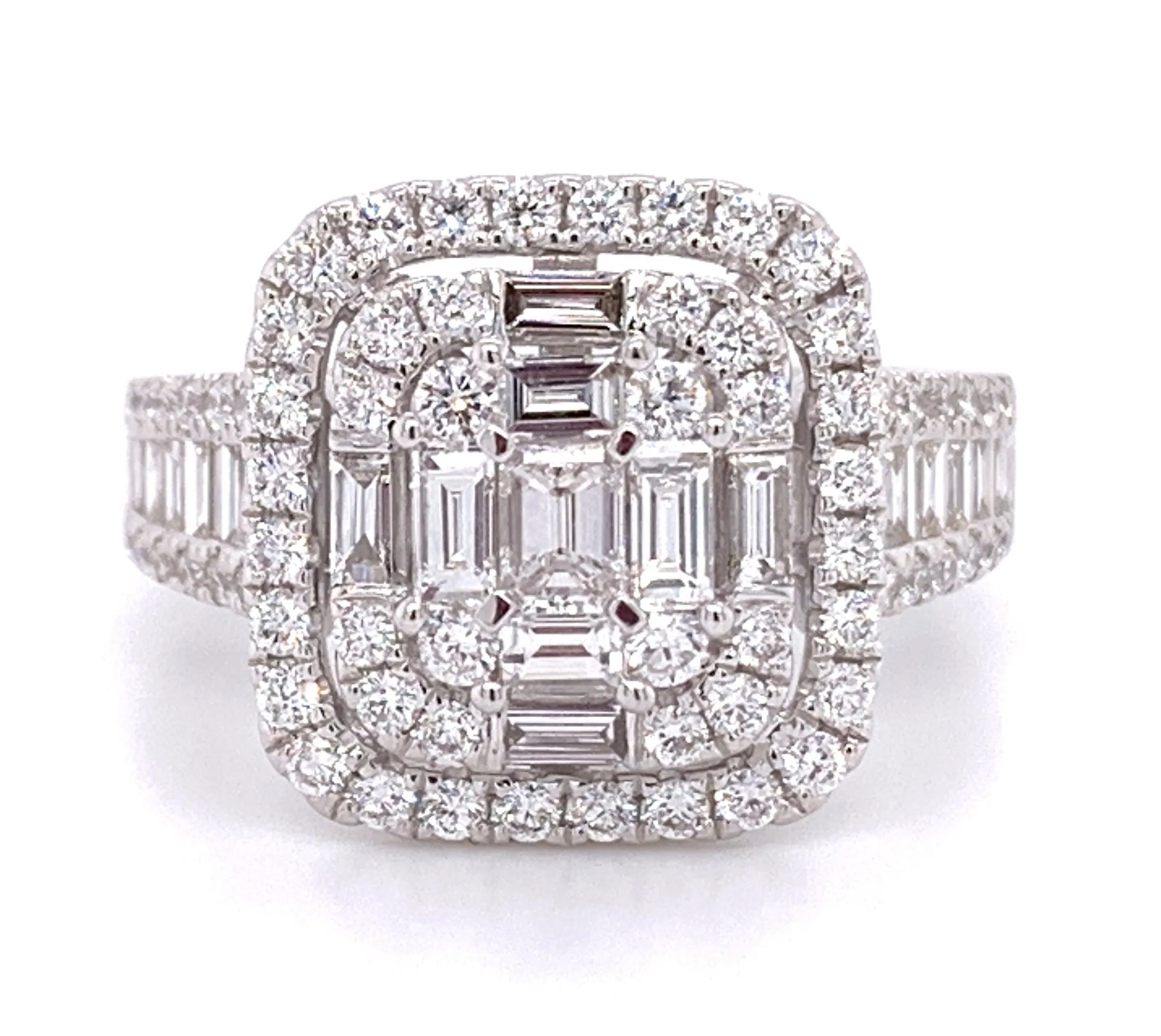 1.60ct tw Ladies Invisible Set Diamond Ring