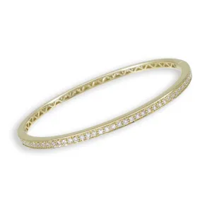 18k Gold & Diamond Bangle - 1.32ct