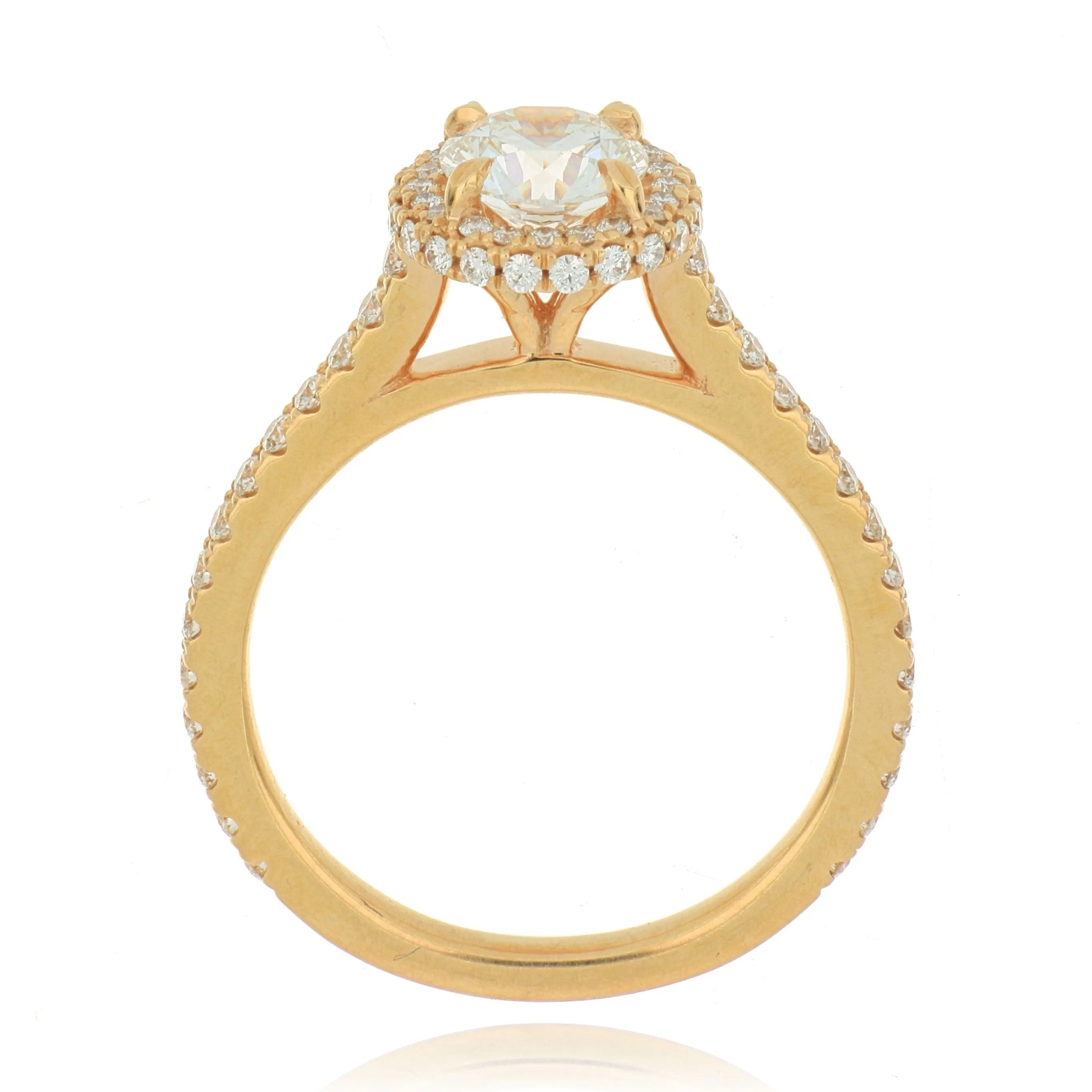 18k Rose Gold Diamond Ring