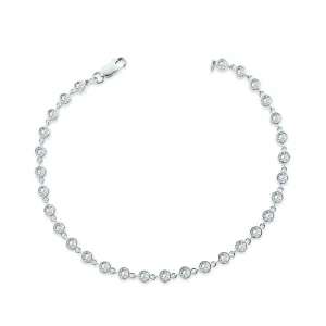 18KW DIAMOND BY THE YARD BRACELET 1.71CT