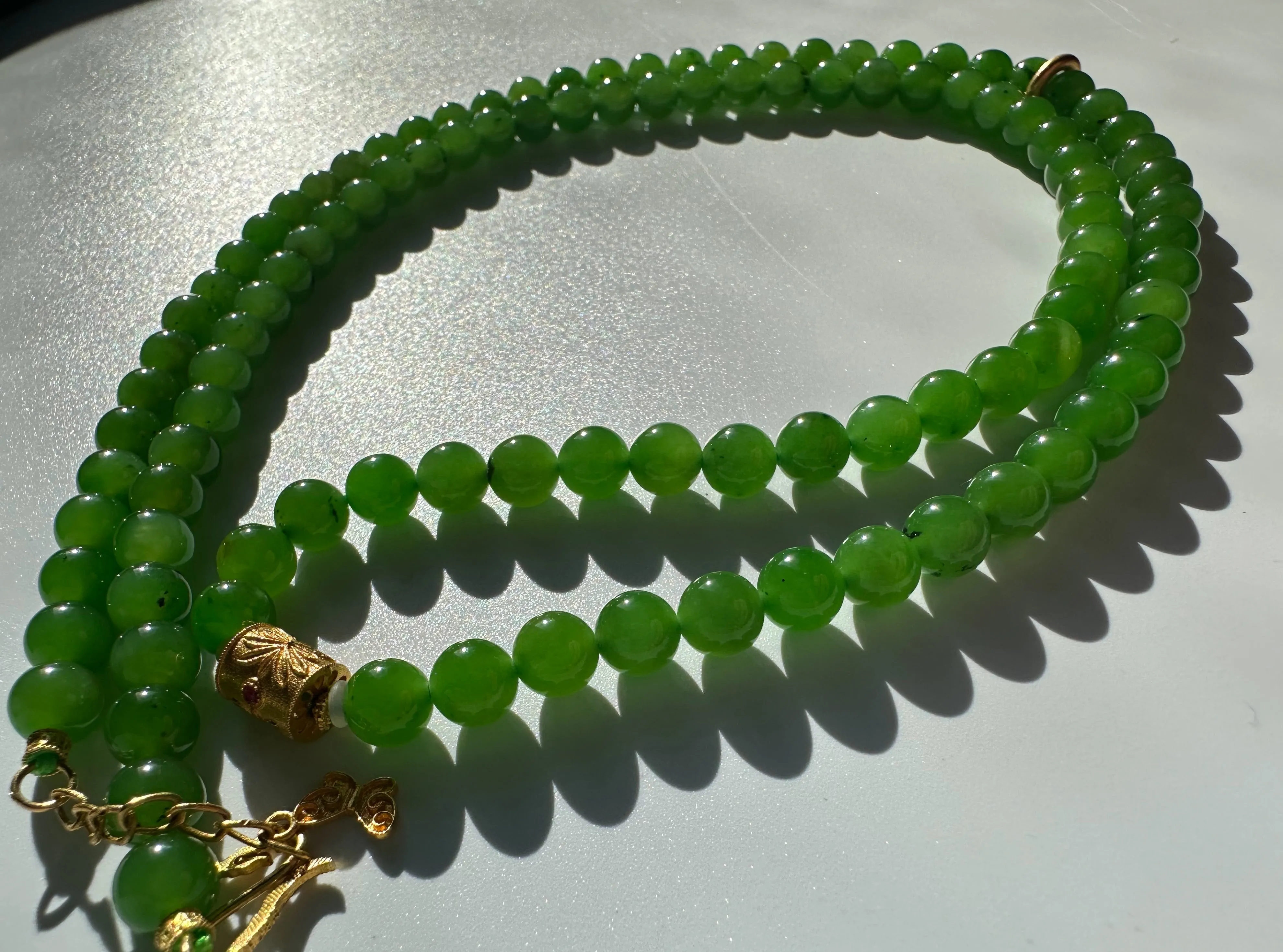 AA Sibeiran 108 Bead Necklace - 18k