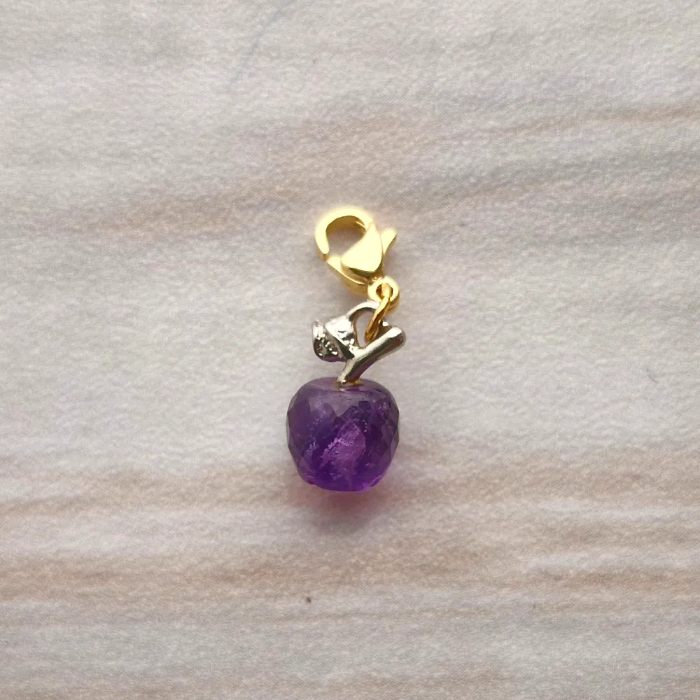 Apple Gemstone Charm