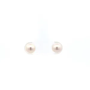 Baikalla Classic 18k Gold Pearl Earrings