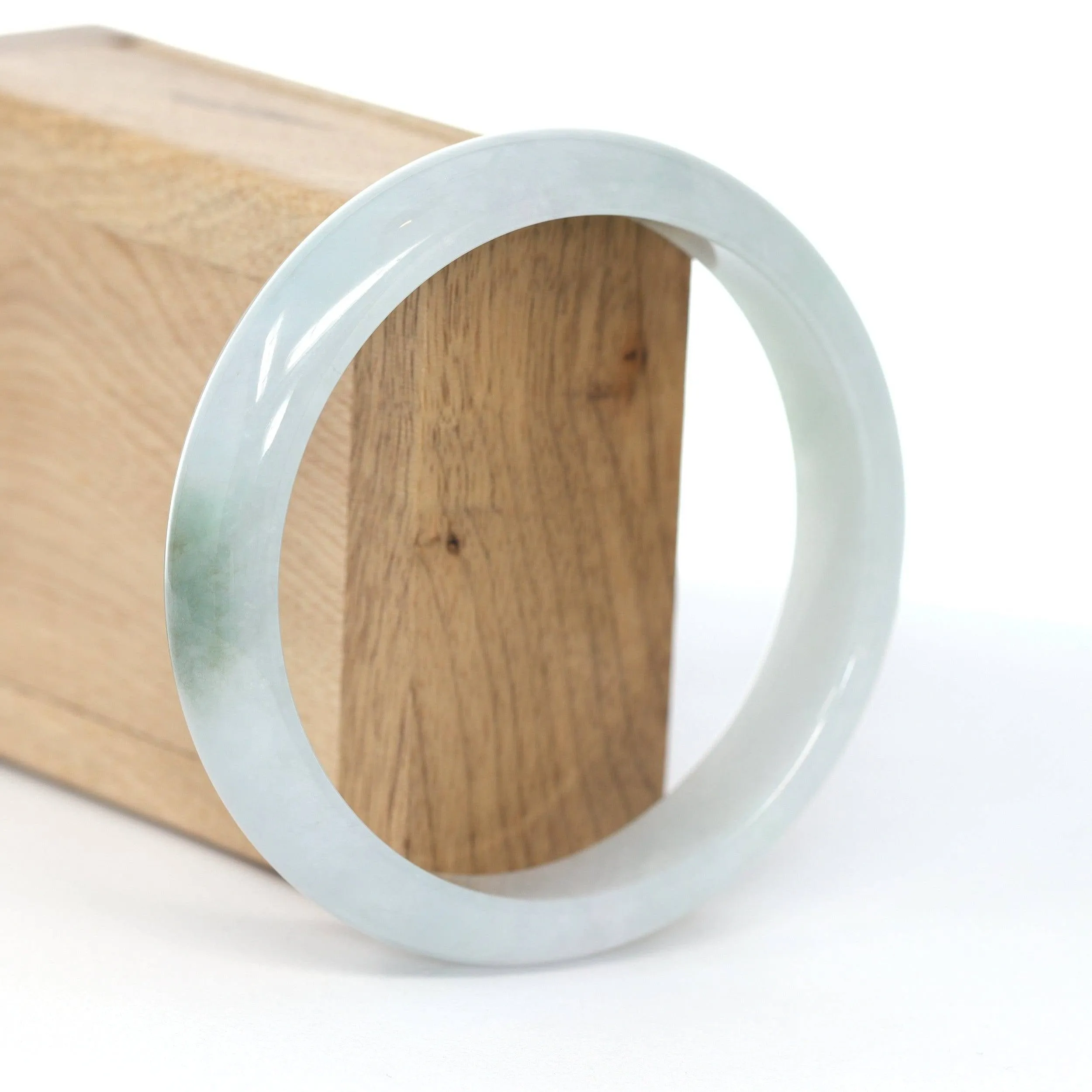 Baikalla "Classic Bangle" Natural Burmese Jadeite Jade Bangle ( 63.4 mm ) #589