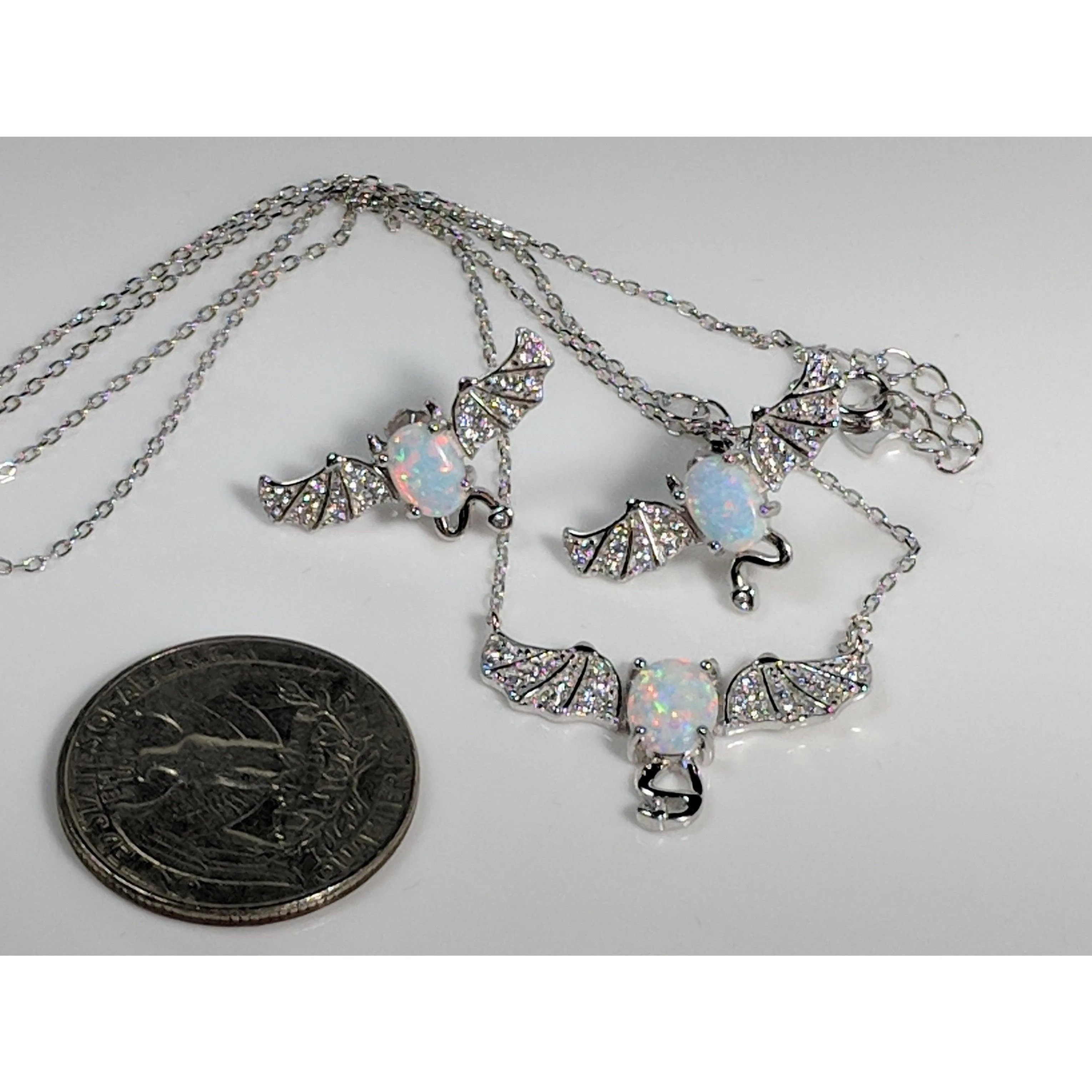 Bat Jewelry Created Opal Sterling Silver