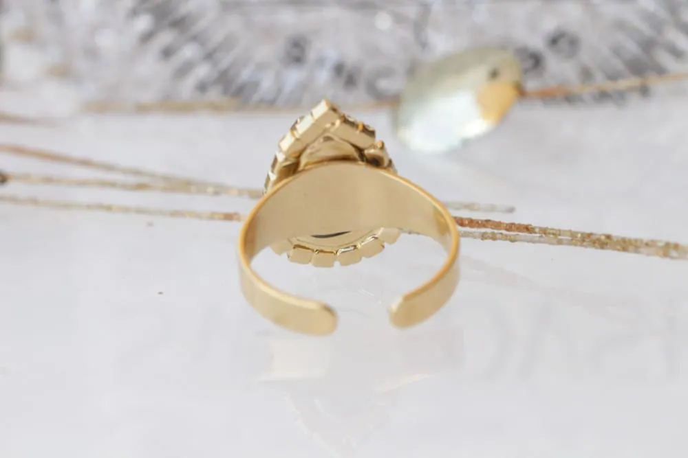 BLUE FRENCH RING