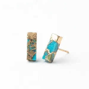 Brayden Turquoise Stud Earrings