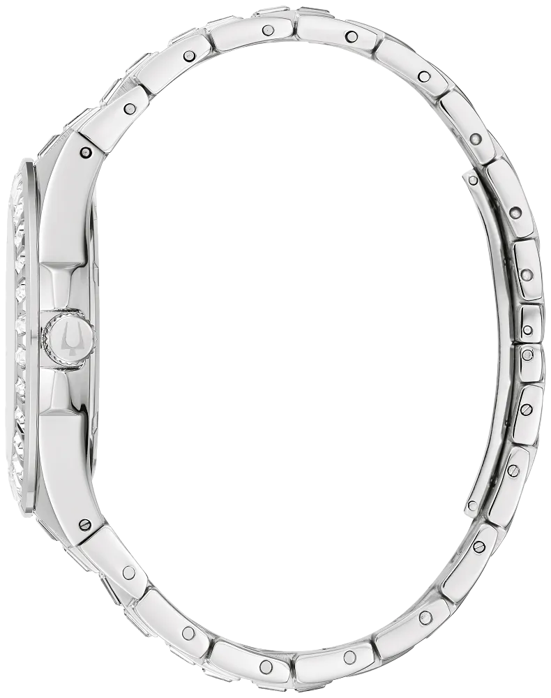 Bulova Crystal Green Dial Men Watch 96A253