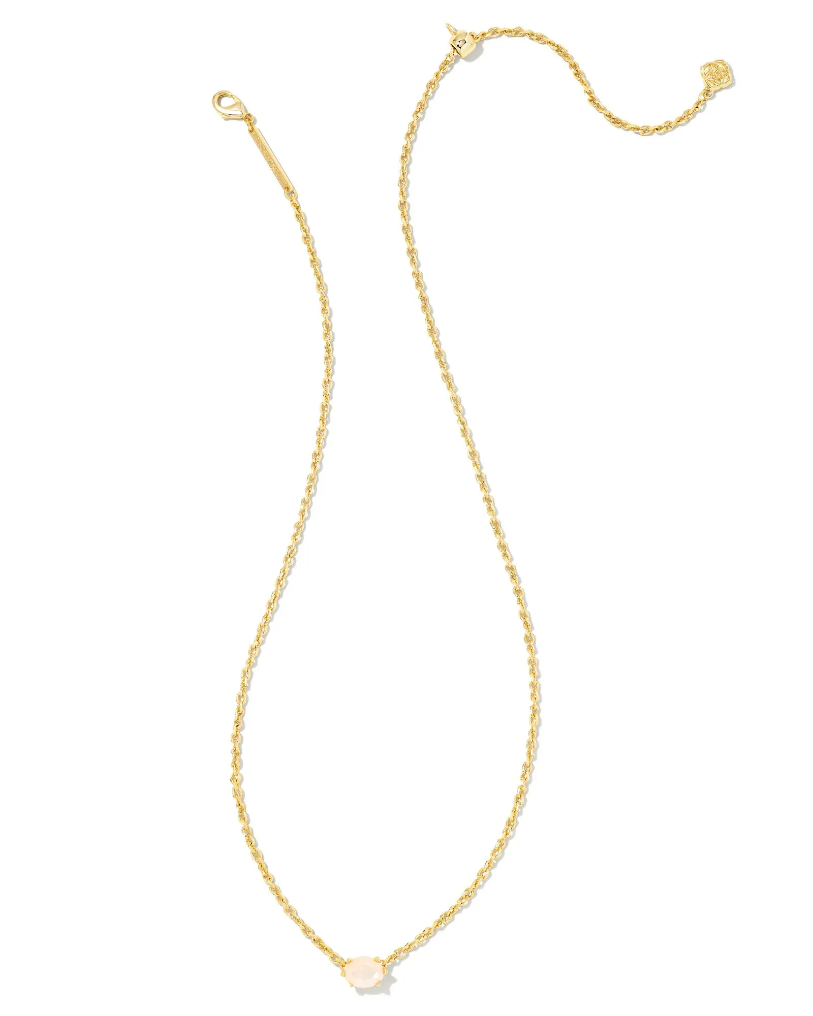 Cailin Pendant Gold Champaign Opal Crystal