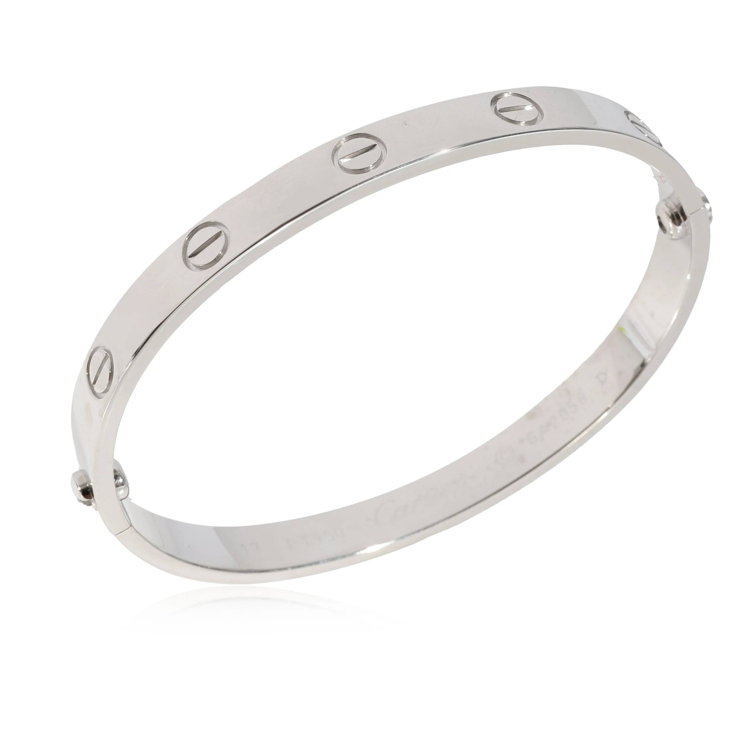 Cartier Love Bracelet in  Platinum
