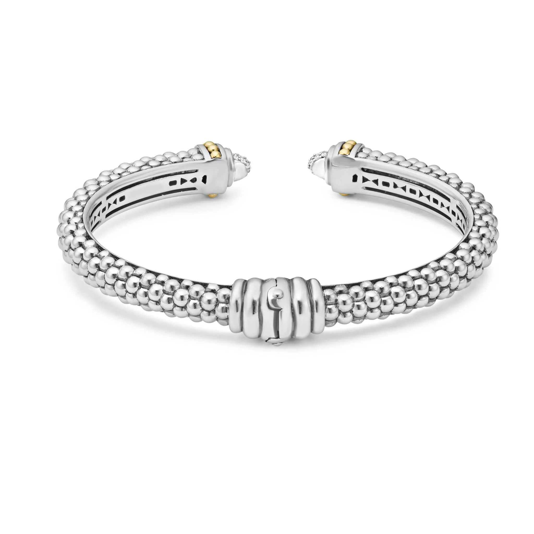 Caviar Lux Diamond Cuff Bracelet | 8mm