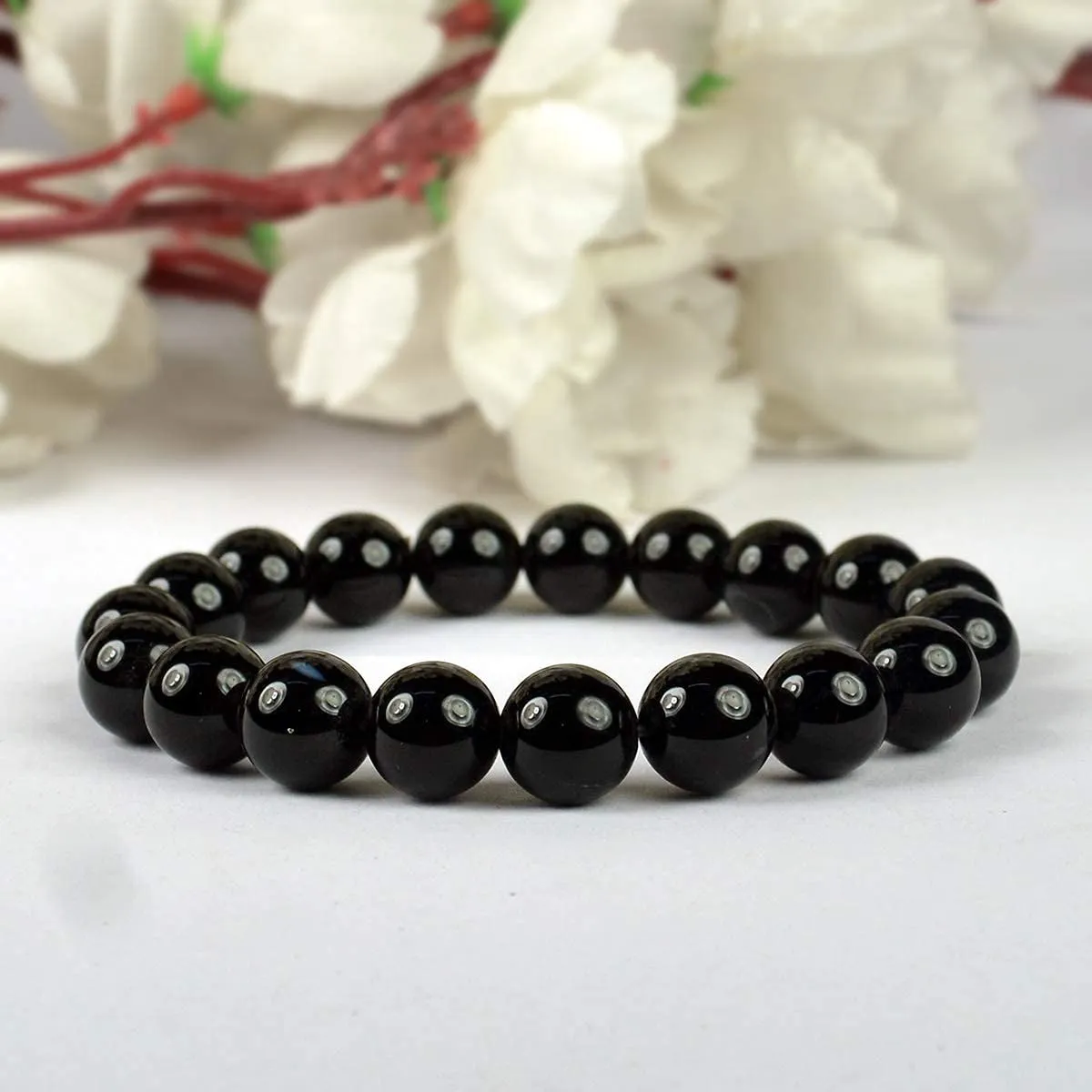 Certified Tourmaline Natural Crystal Stone Bracelet Energized Reiki Healing and Crystal Healing for Men & Women