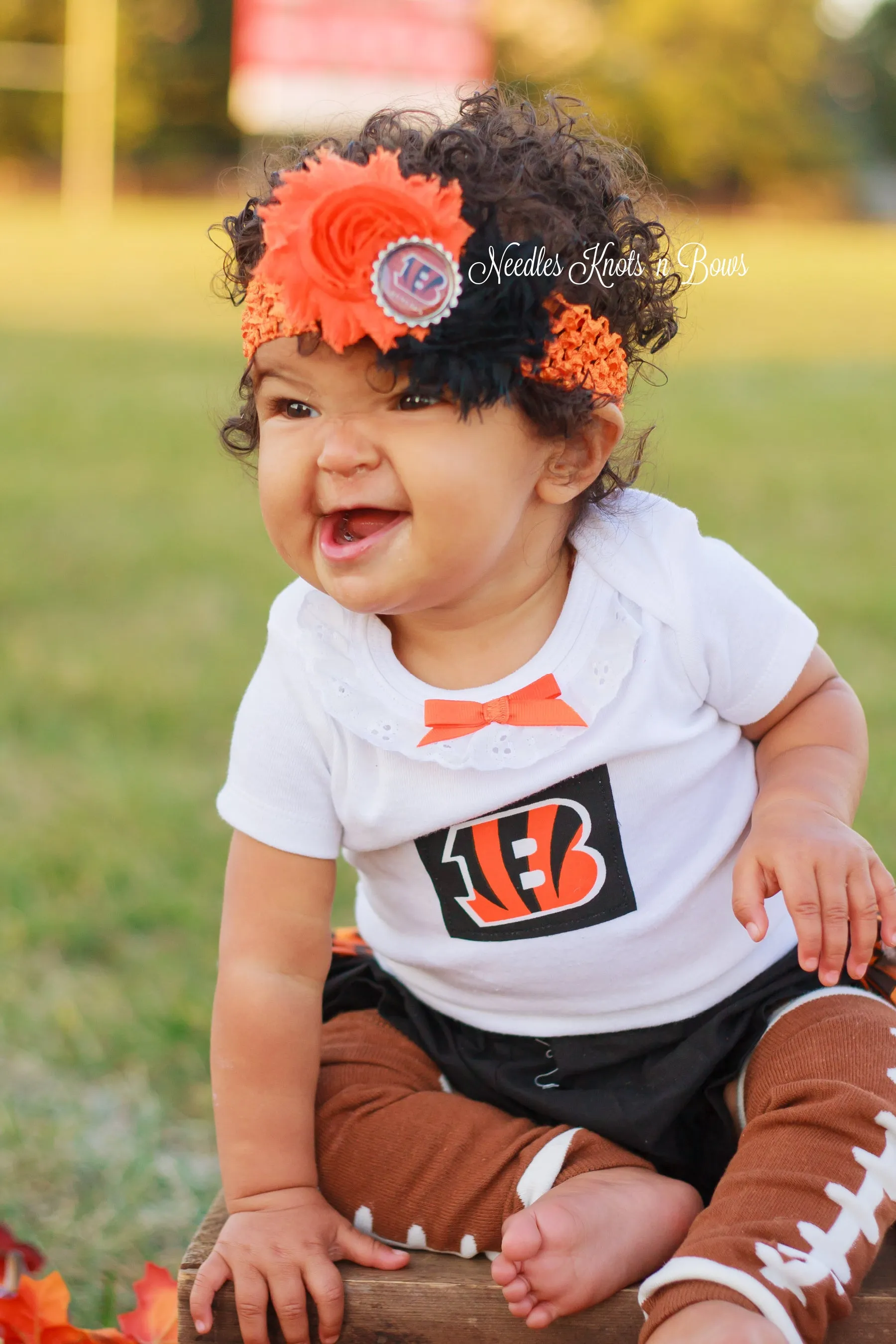 Cincinnati Bengals Game Day Football Headband