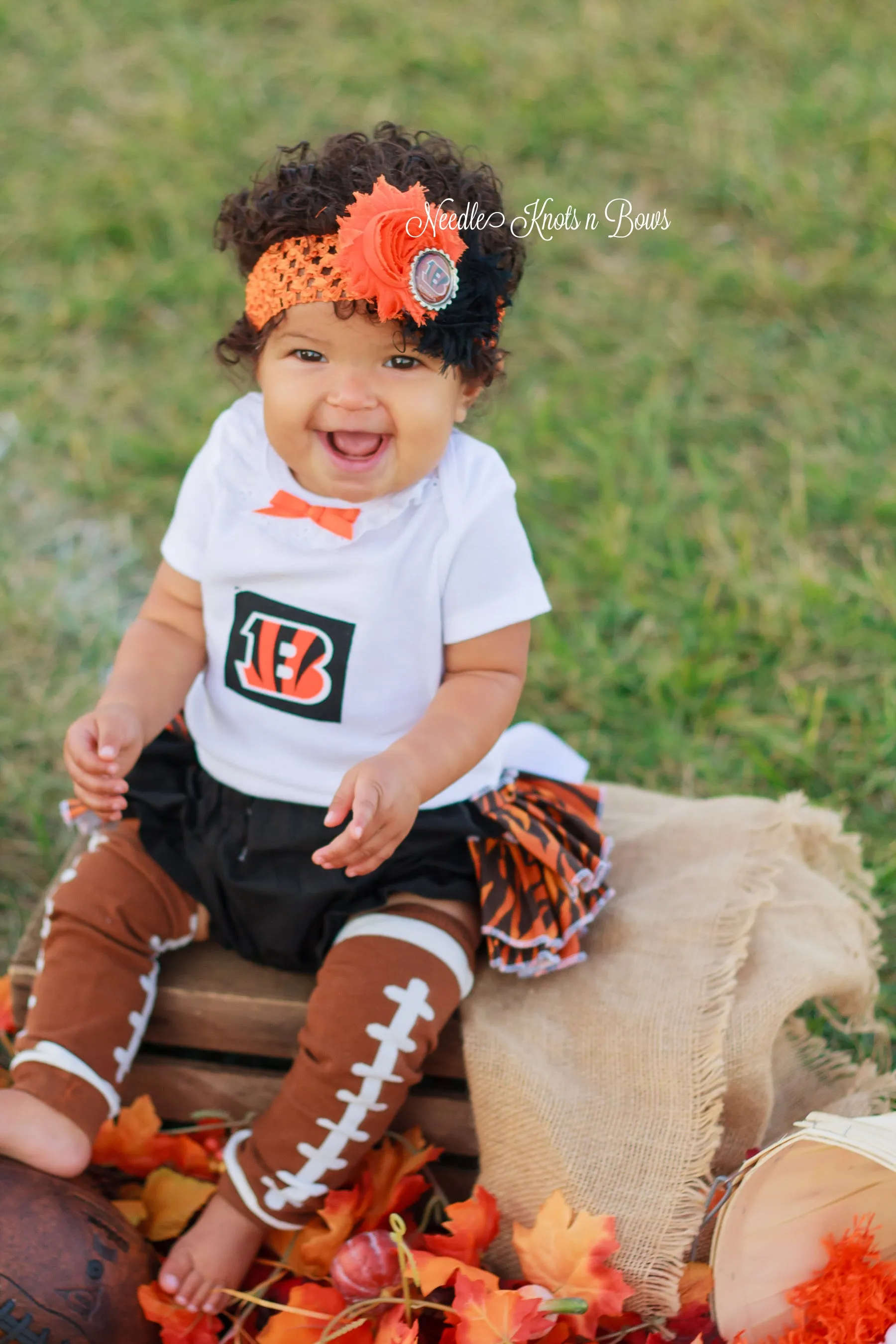 Cincinnati Bengals Game Day Football Headband