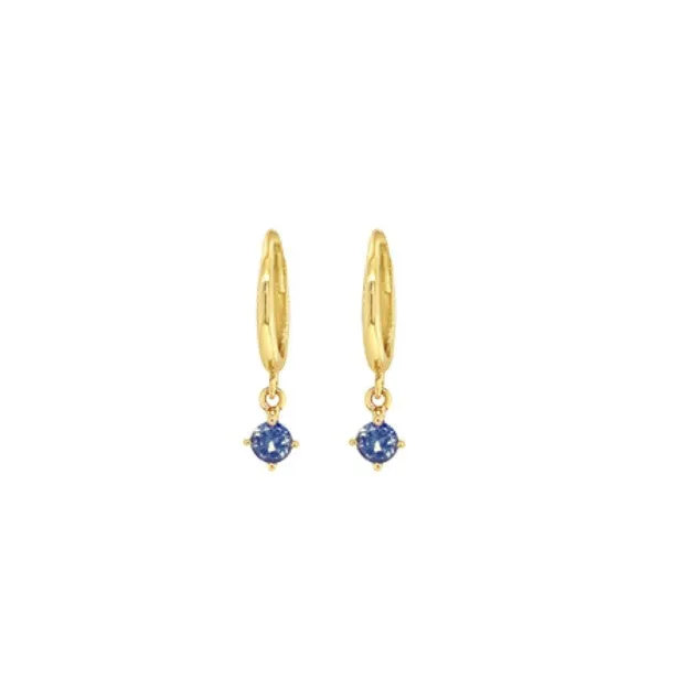 Dangling Birthstone Earrings