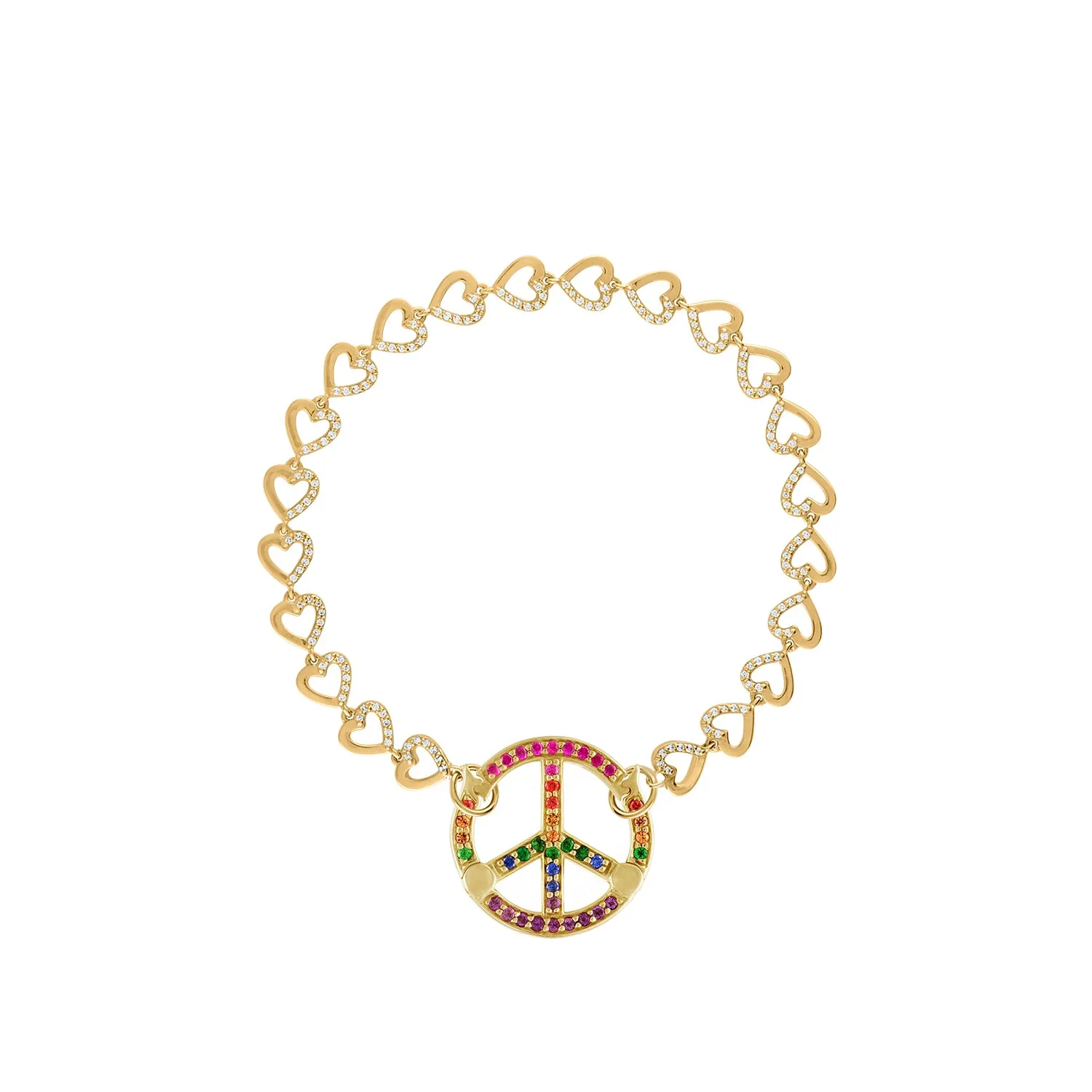 Diamond or Gemstone Closure Bracelet
