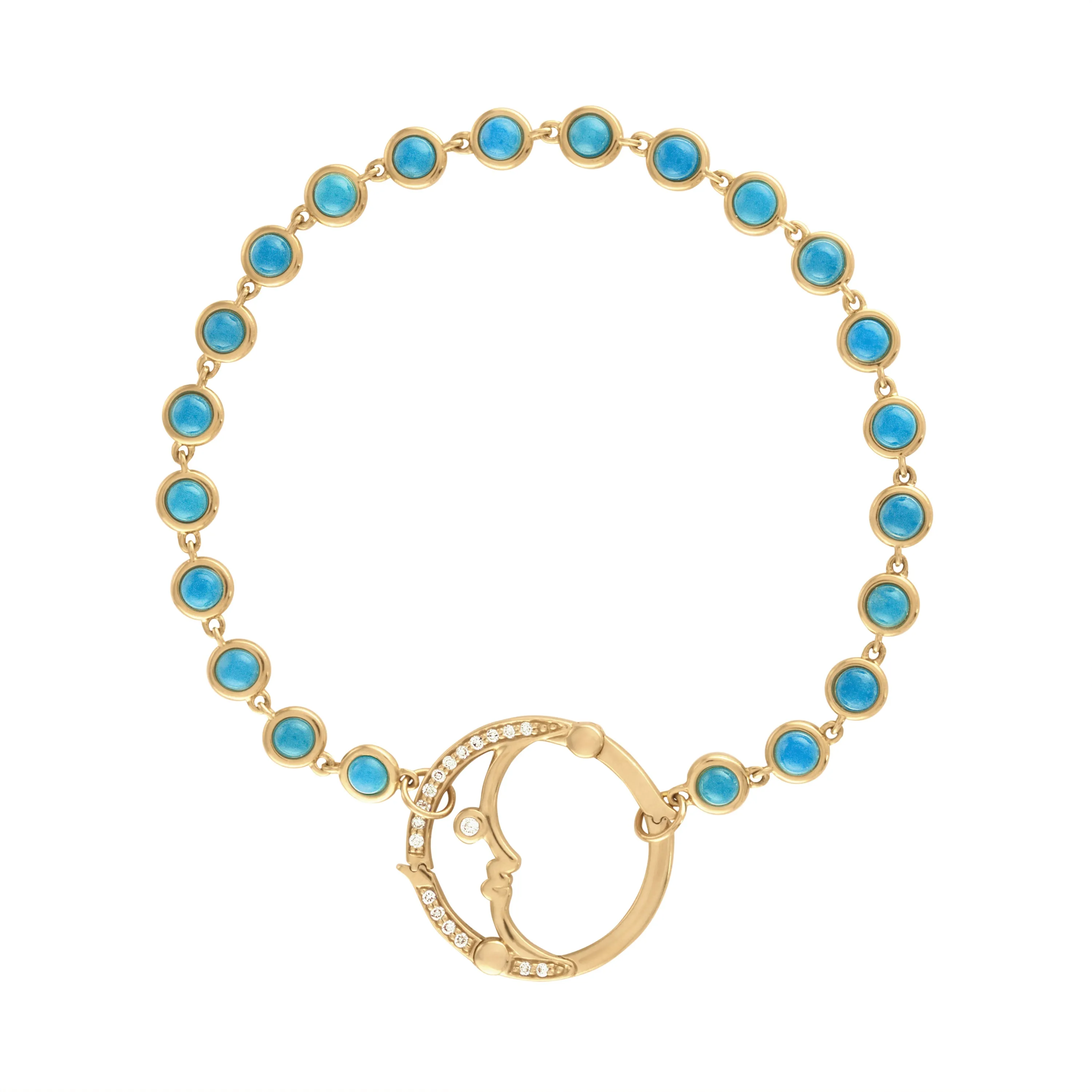 Diamond or Gemstone Closure Bracelet