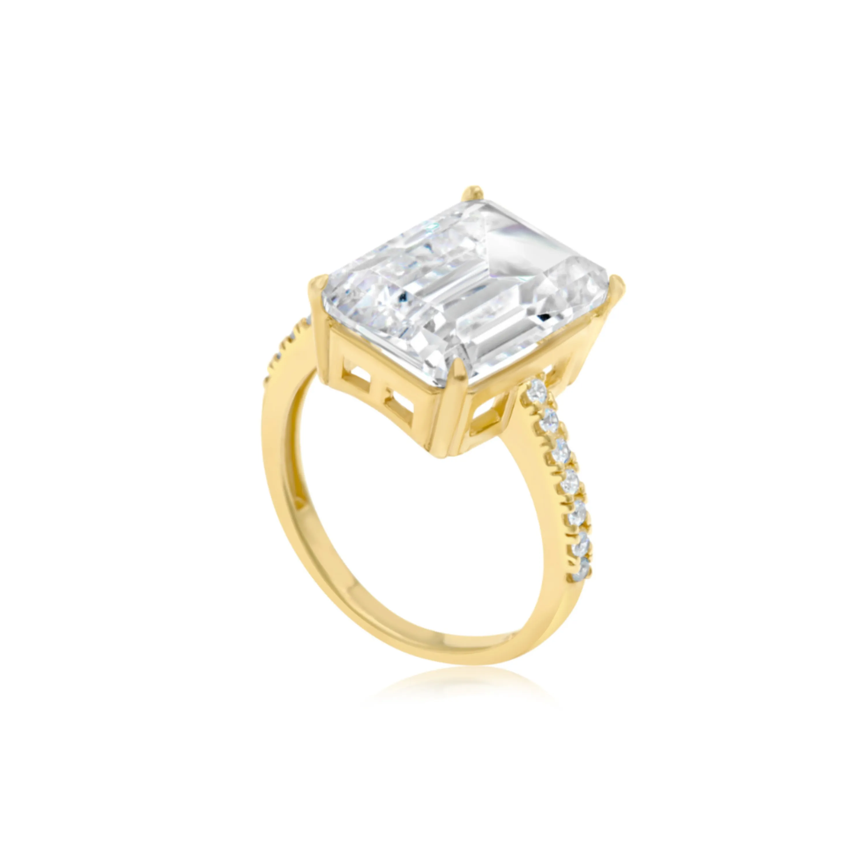 Emerald Cut Statement Ring
