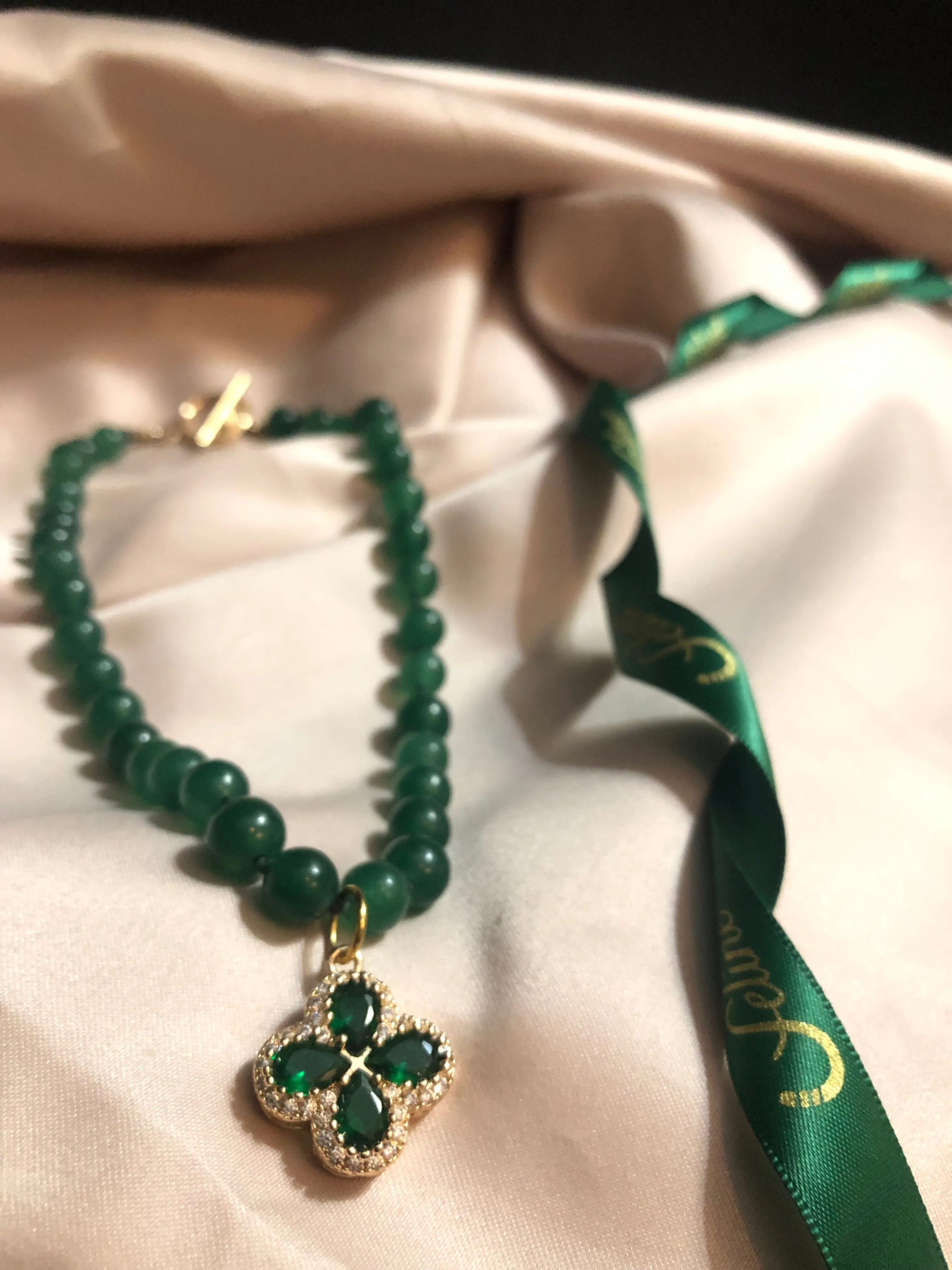 Enya Lucky Jade Necklace