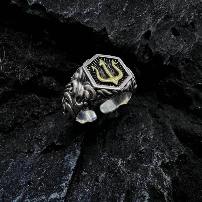 Eye of Horus Open Ring - Retro Pharaoh Totem Adjustable