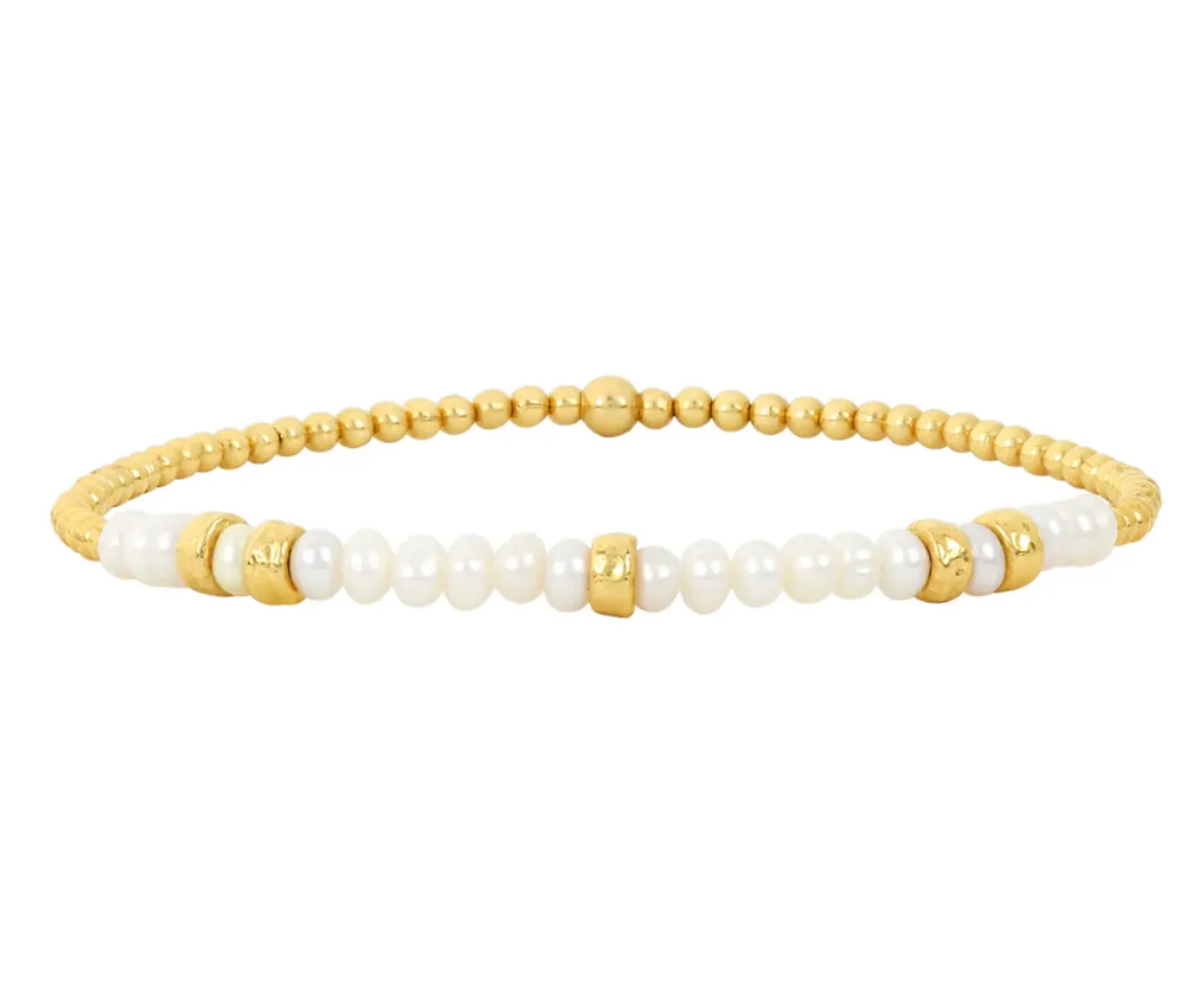 Gemstone and Rondelle Bracelet