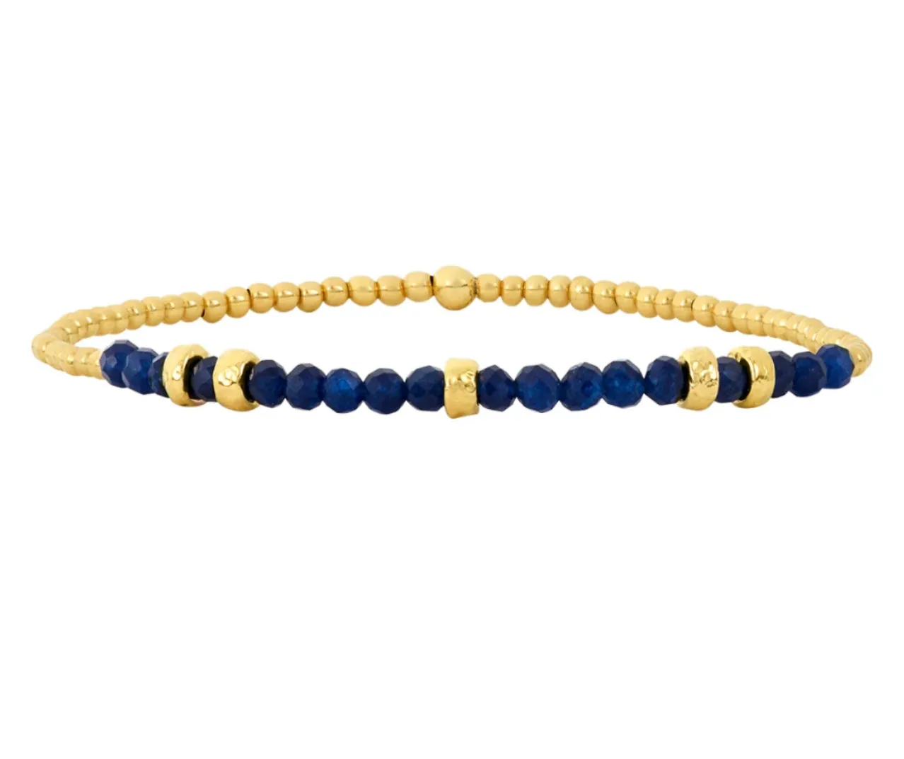 Gemstone and Rondelle Bracelet