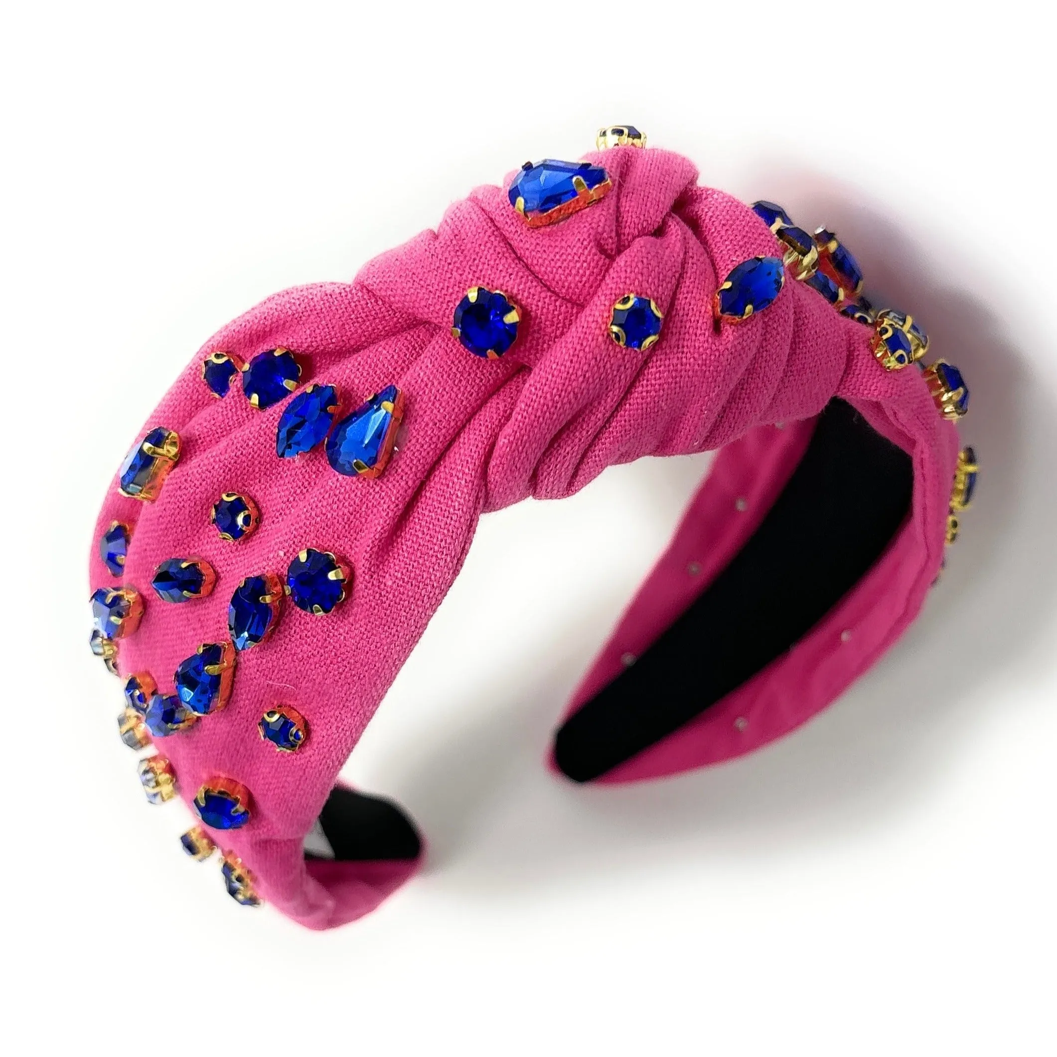 Hailey Jeweled Top Knot Headband