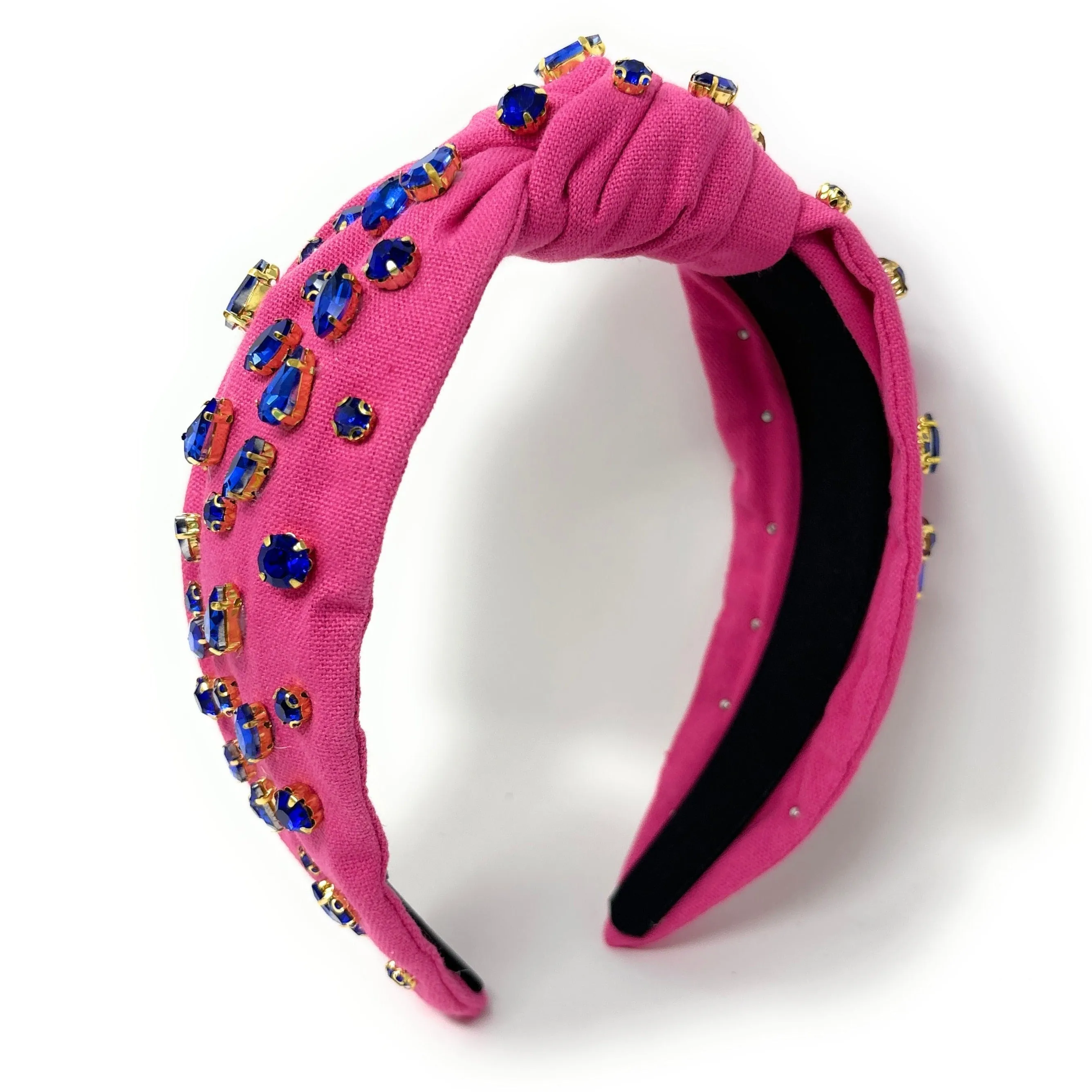 Hailey Jeweled Top Knot Headband