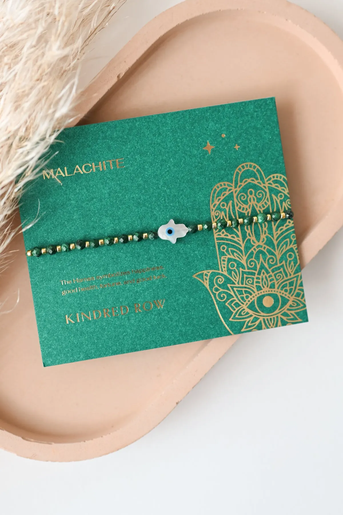 Hamsa Gemstone Bracelet