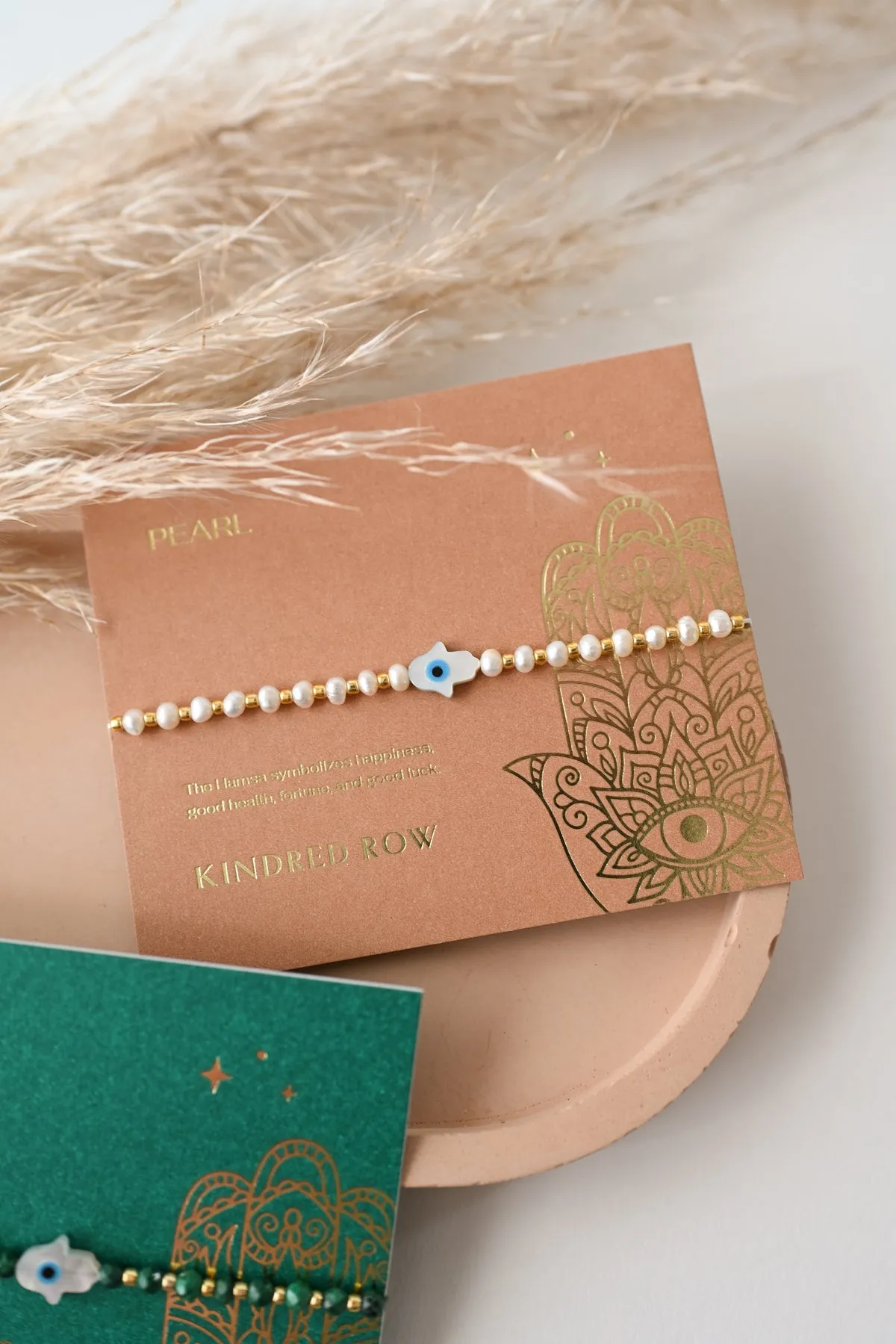 Hamsa Gemstone Bracelet