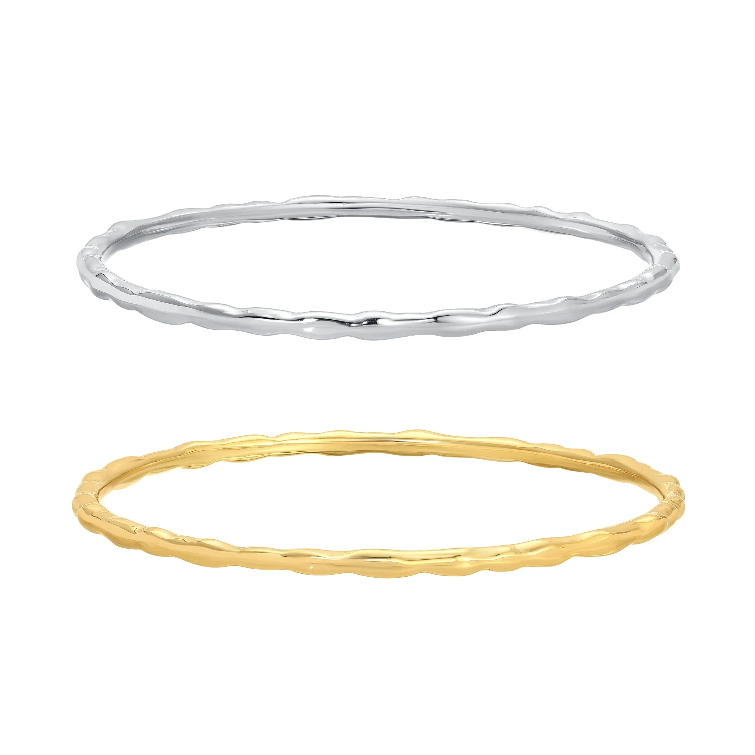 Hanna Mixed Metal Bangle Set
