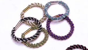 How to Make the Deluxe Spiral Beaded Kumihimo Bracelet Kits by Beadaholique