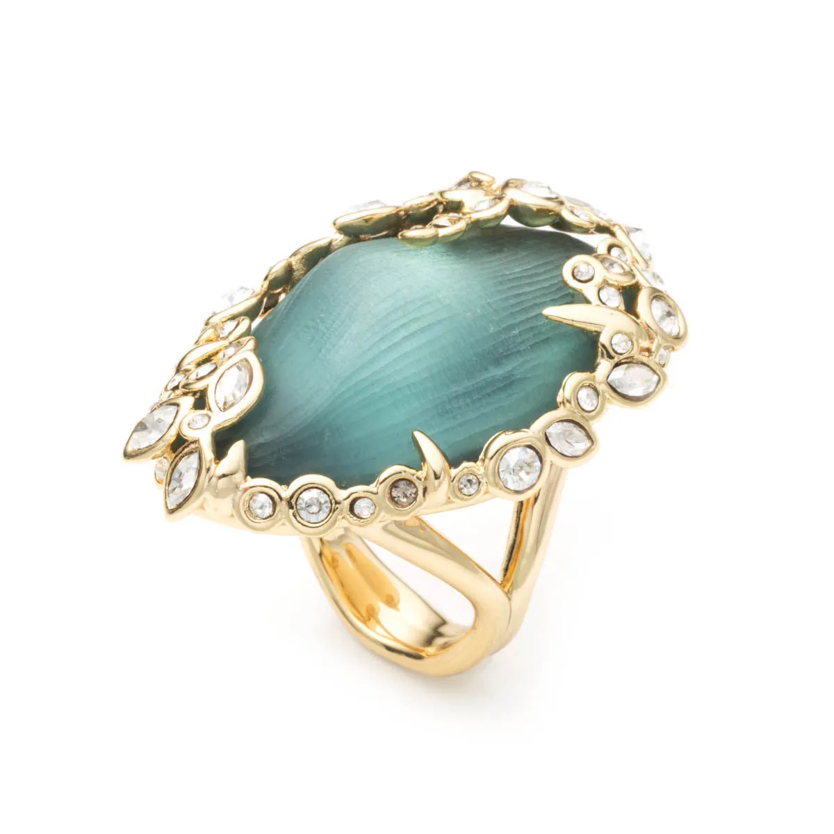 Imperial Crystal Lace Cocktail Ring