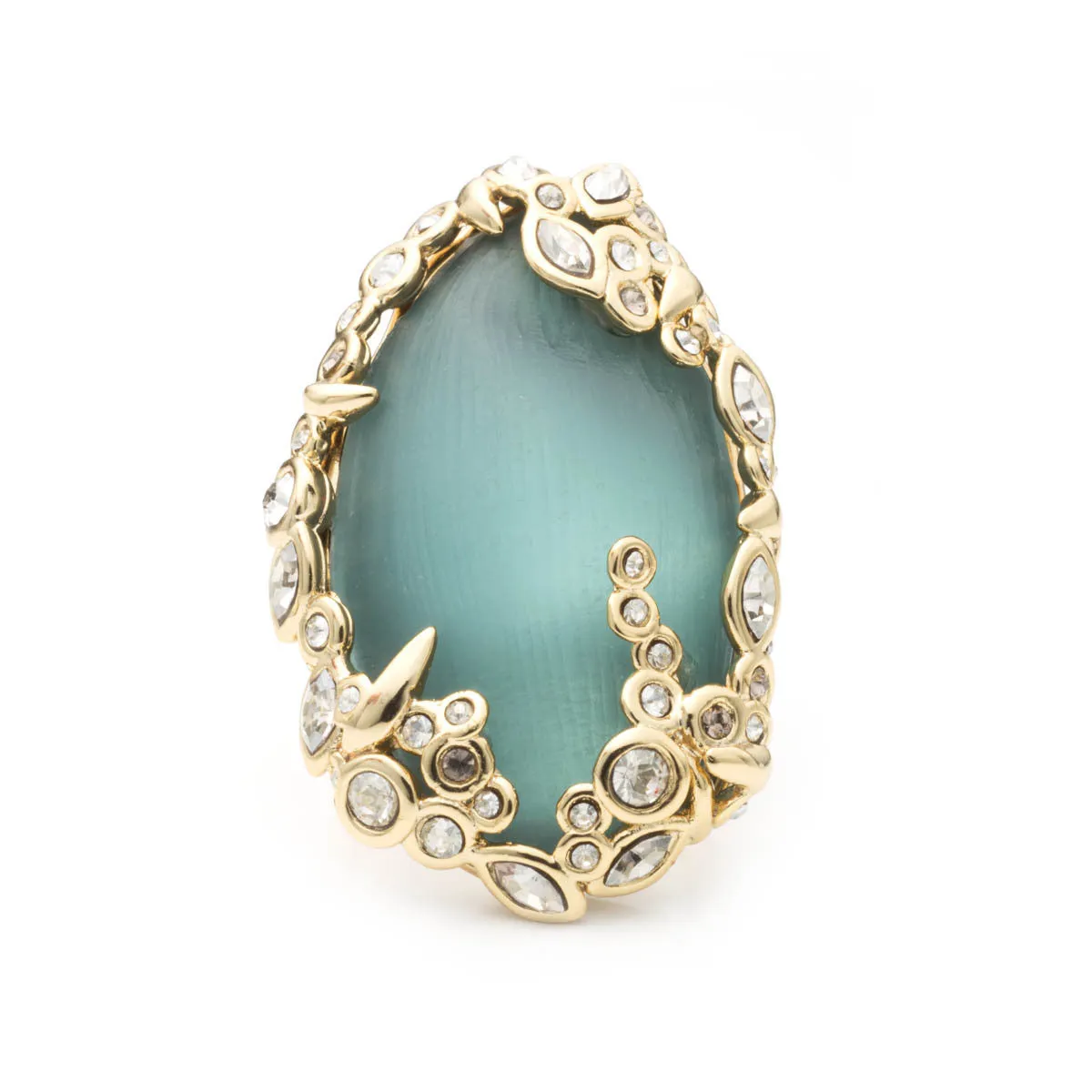 Imperial Crystal Lace Cocktail Ring