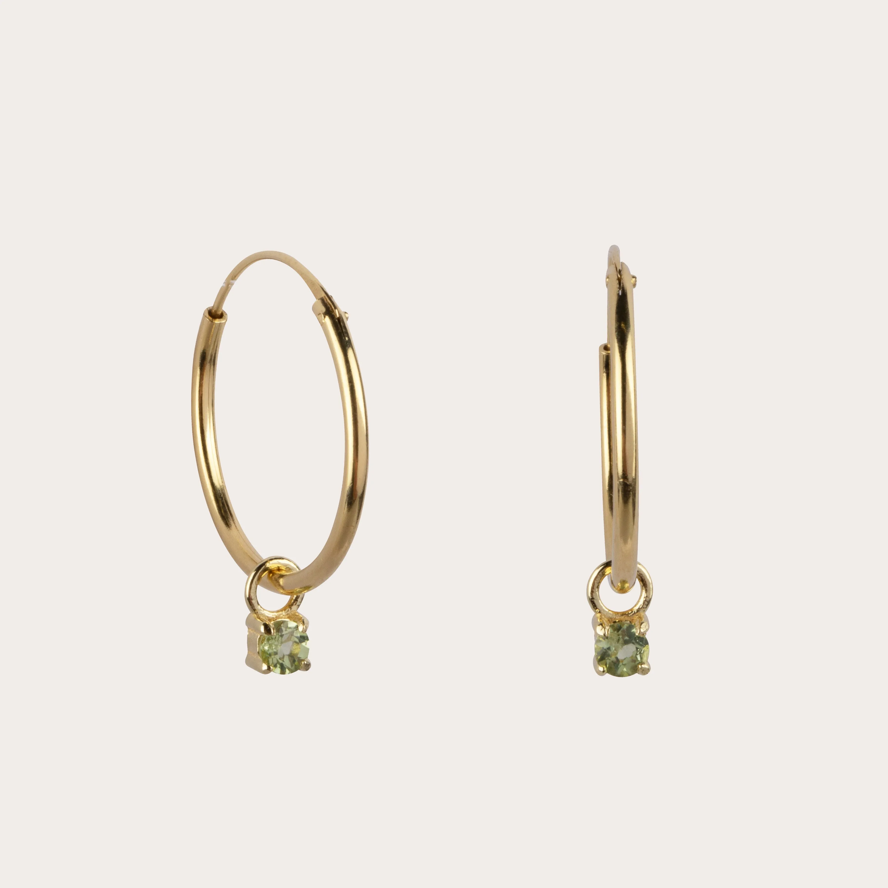 Irem Peridot Hoops