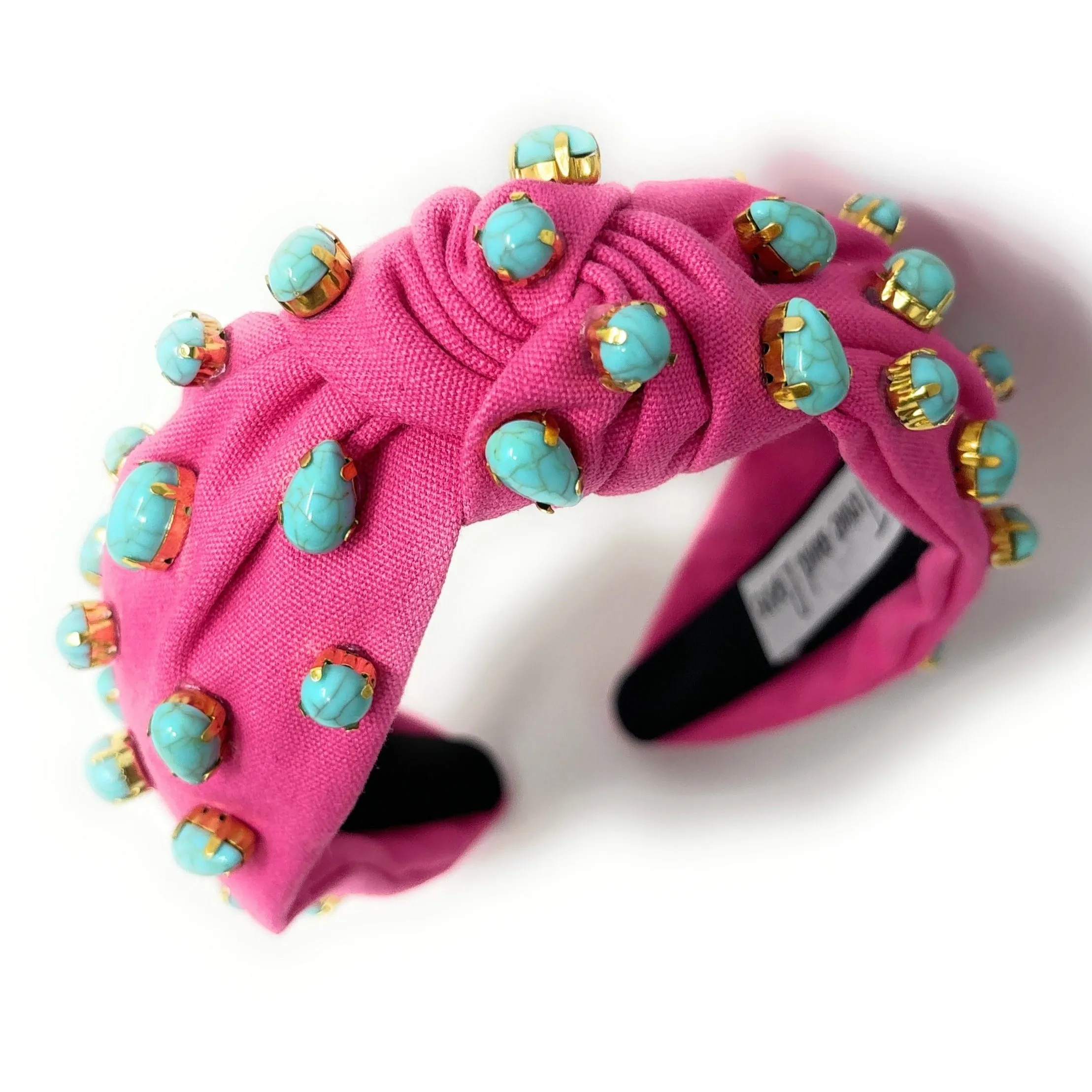 Kalina Jeweled Top Knot Headband
