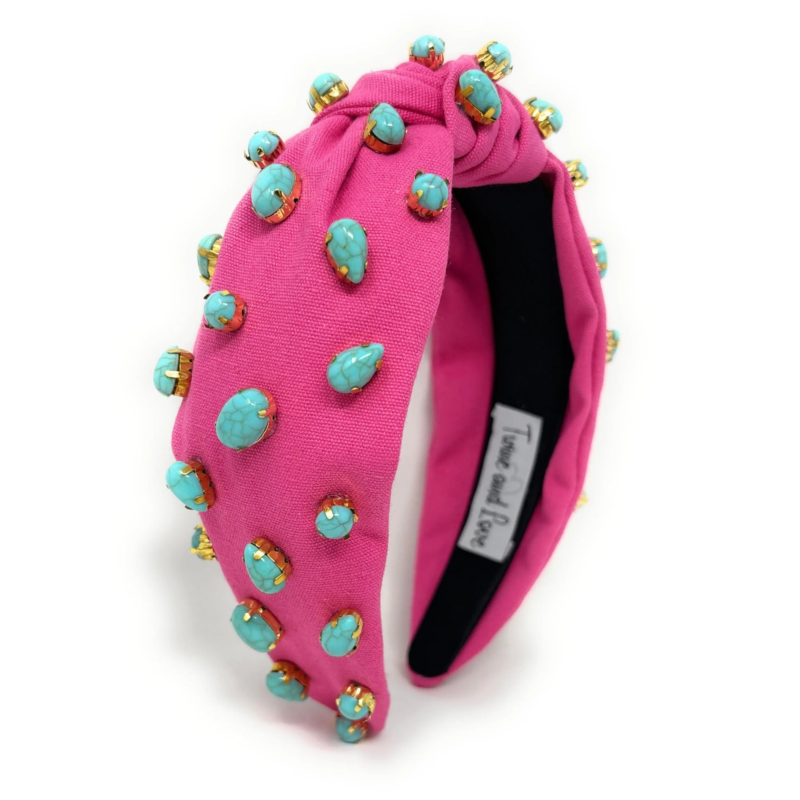 Kalina Jeweled Top Knot Headband
