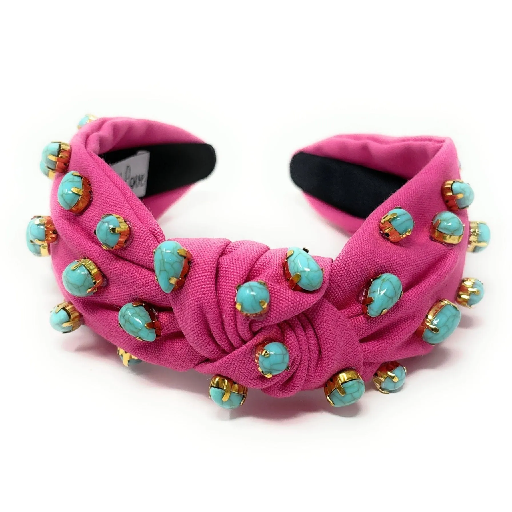 Kalina Jeweled Top Knot Headband