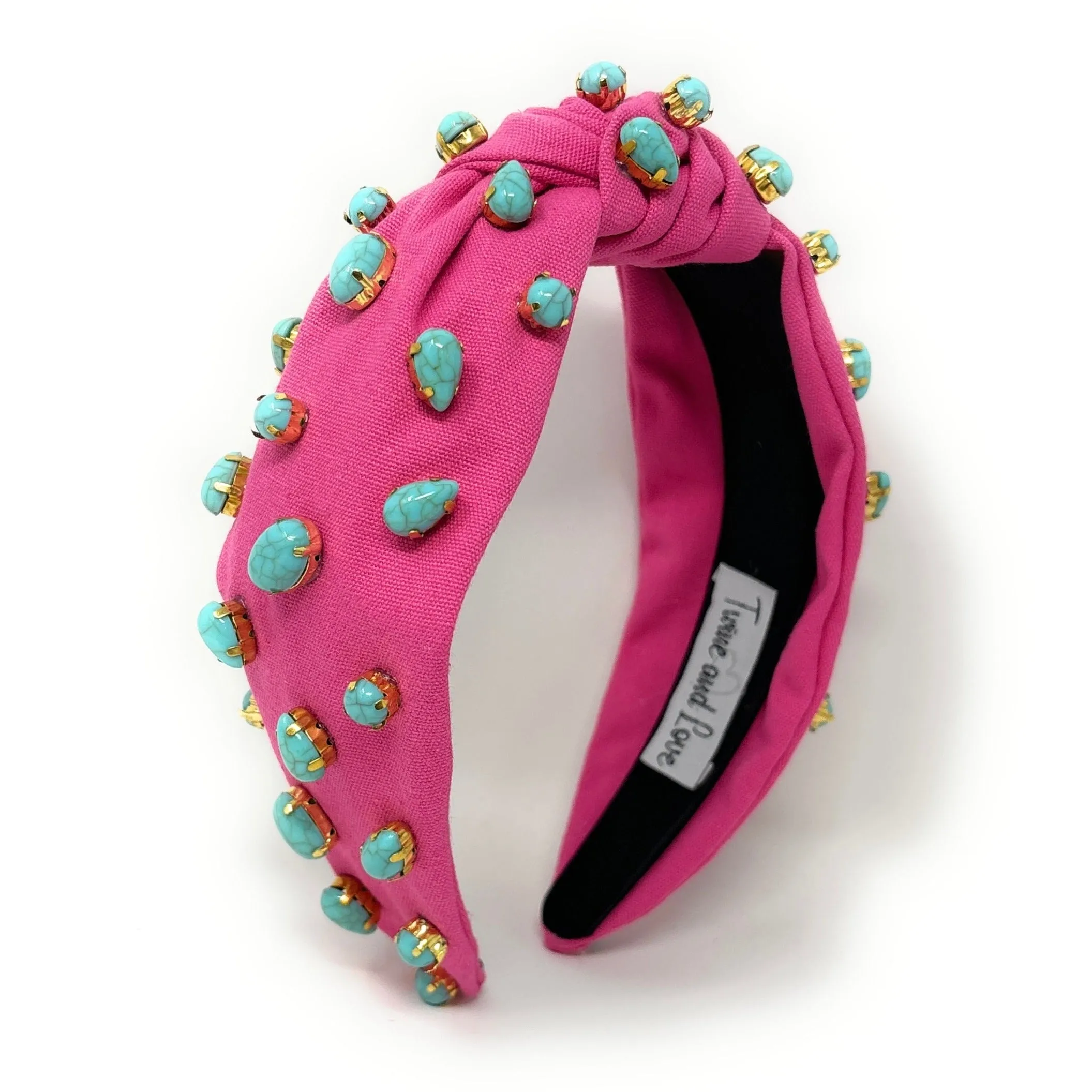 Kalina Jeweled Top Knot Headband