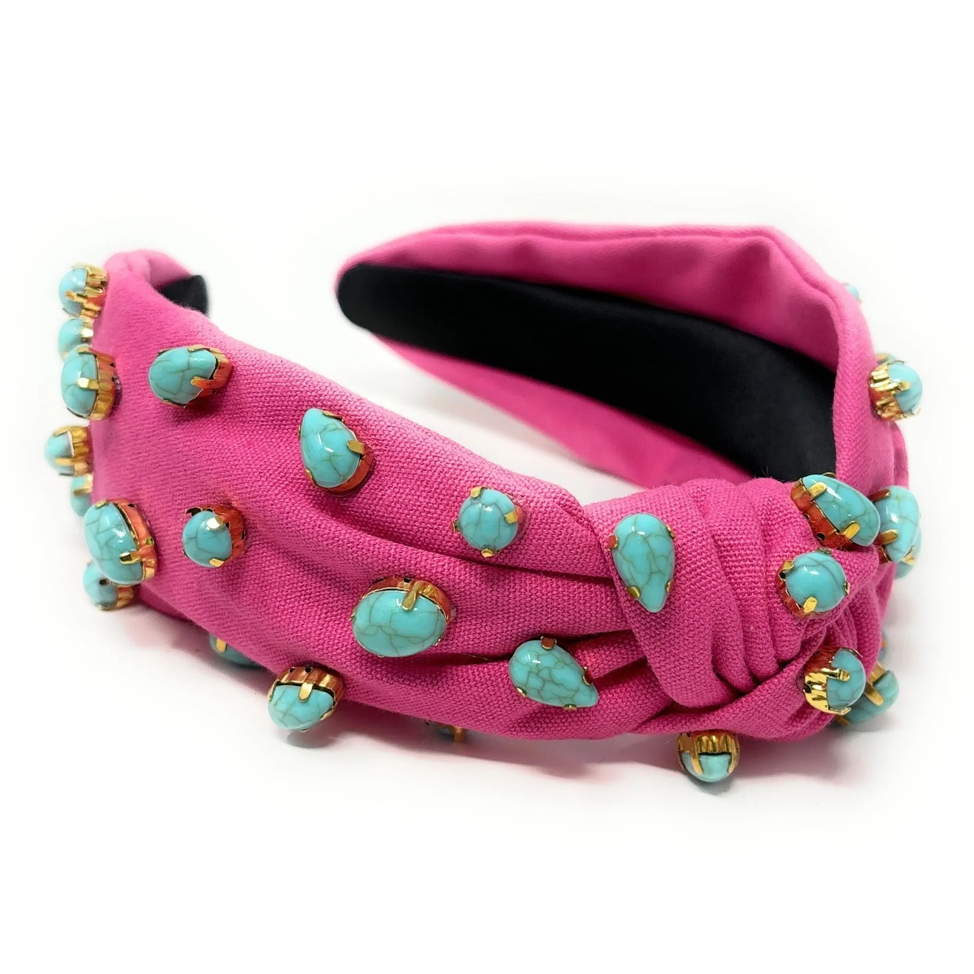 Kalina Jeweled Top Knot Headband