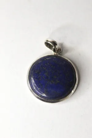 Lapis Lazuli Polished Round Pendant
