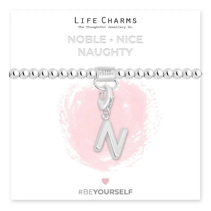 Life Charm Initial Charm Bracelet - Choose your Letter
