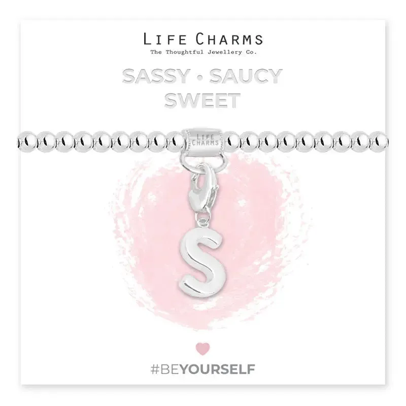 Life Charm Initial Charm Bracelet - Choose your Letter