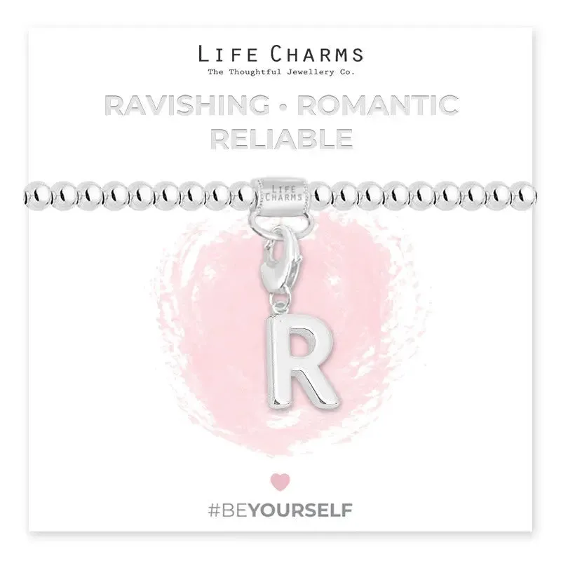 Life Charm Initial Charm Bracelet - Choose your Letter