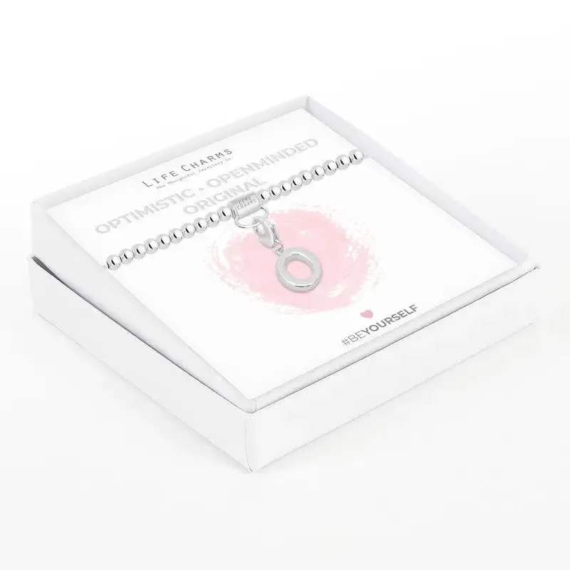 Life Charm Initial Charm Bracelet - Choose your Letter