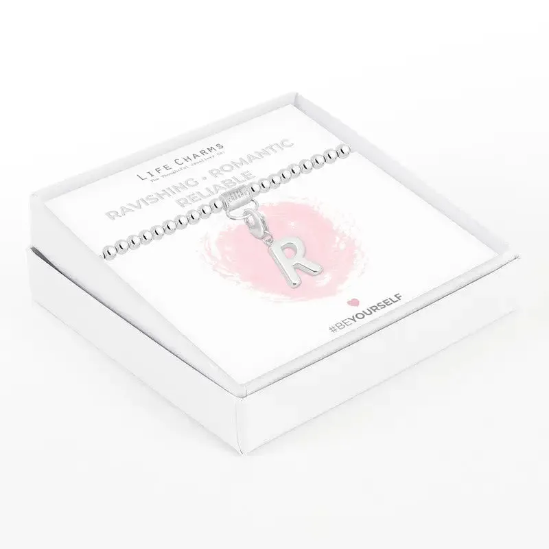 Life Charm Initial Charm Bracelet - Choose your Letter