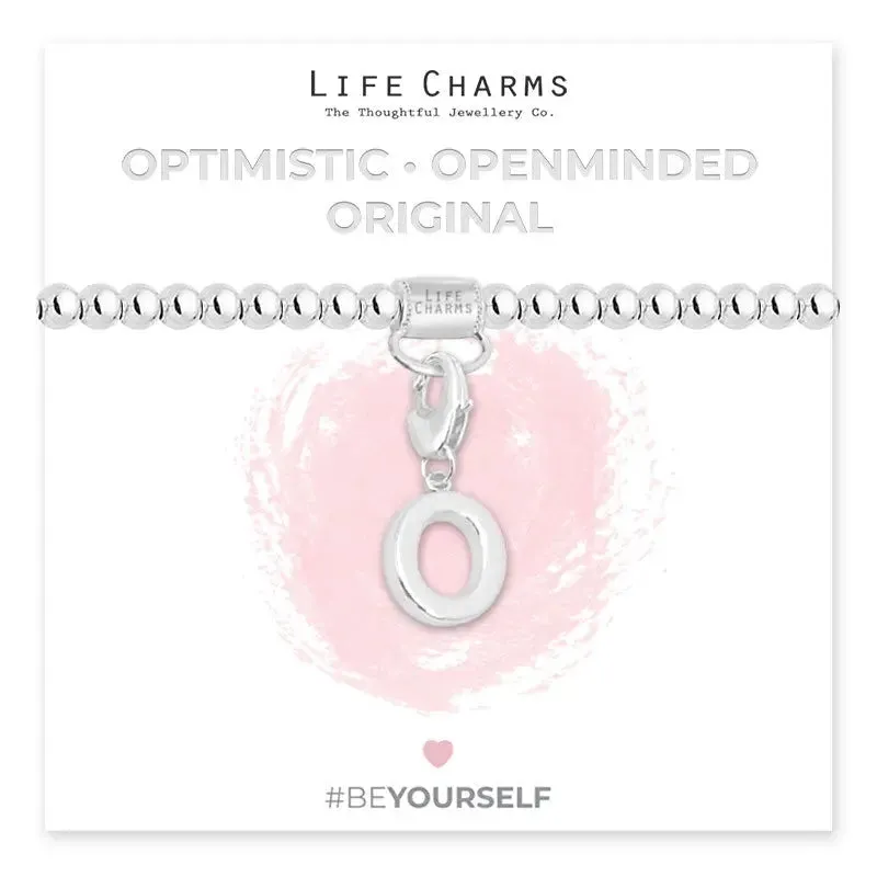 Life Charm Initial Charm Bracelet - Choose your Letter