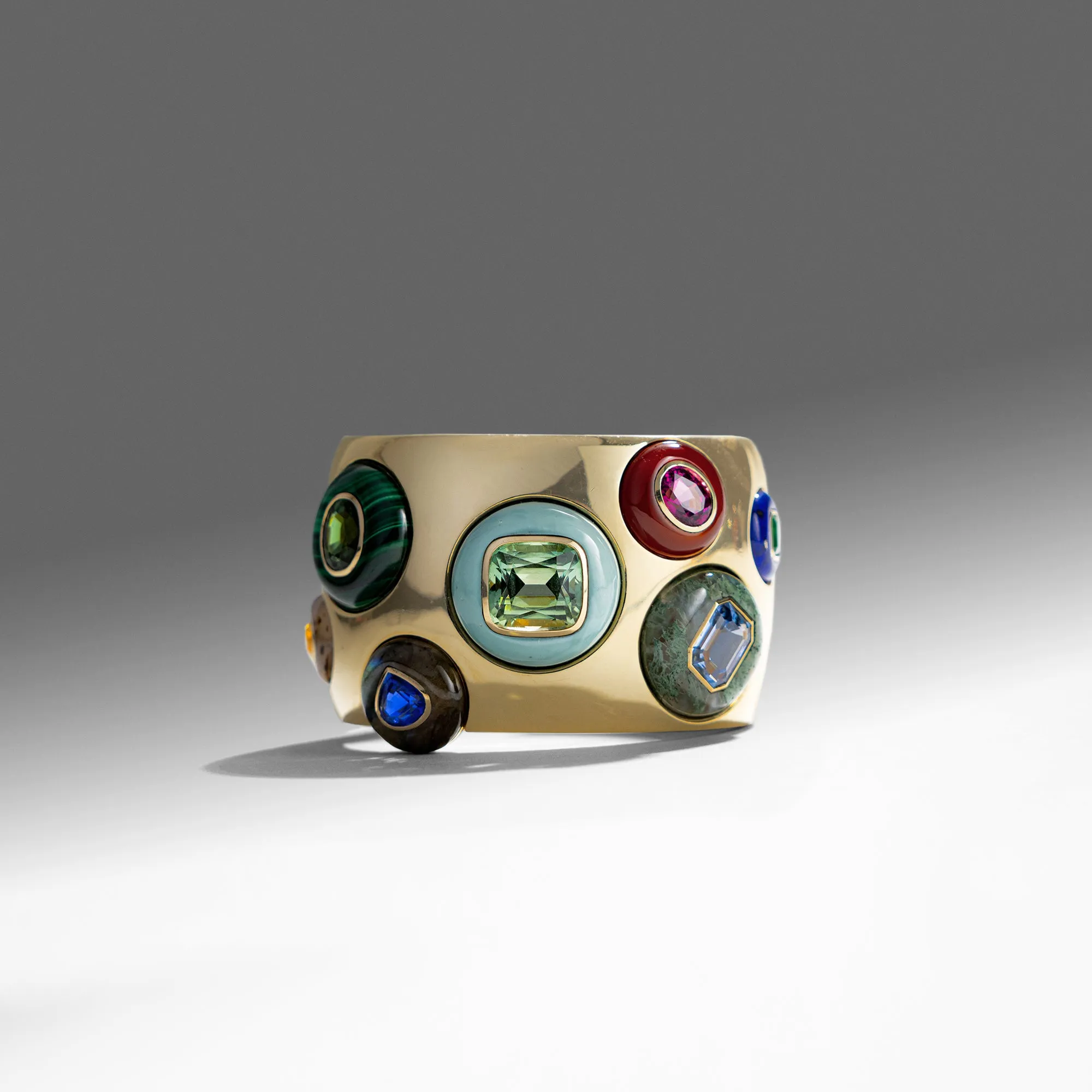 Lollipop Cuff with 7 Hand Carved Lollipops