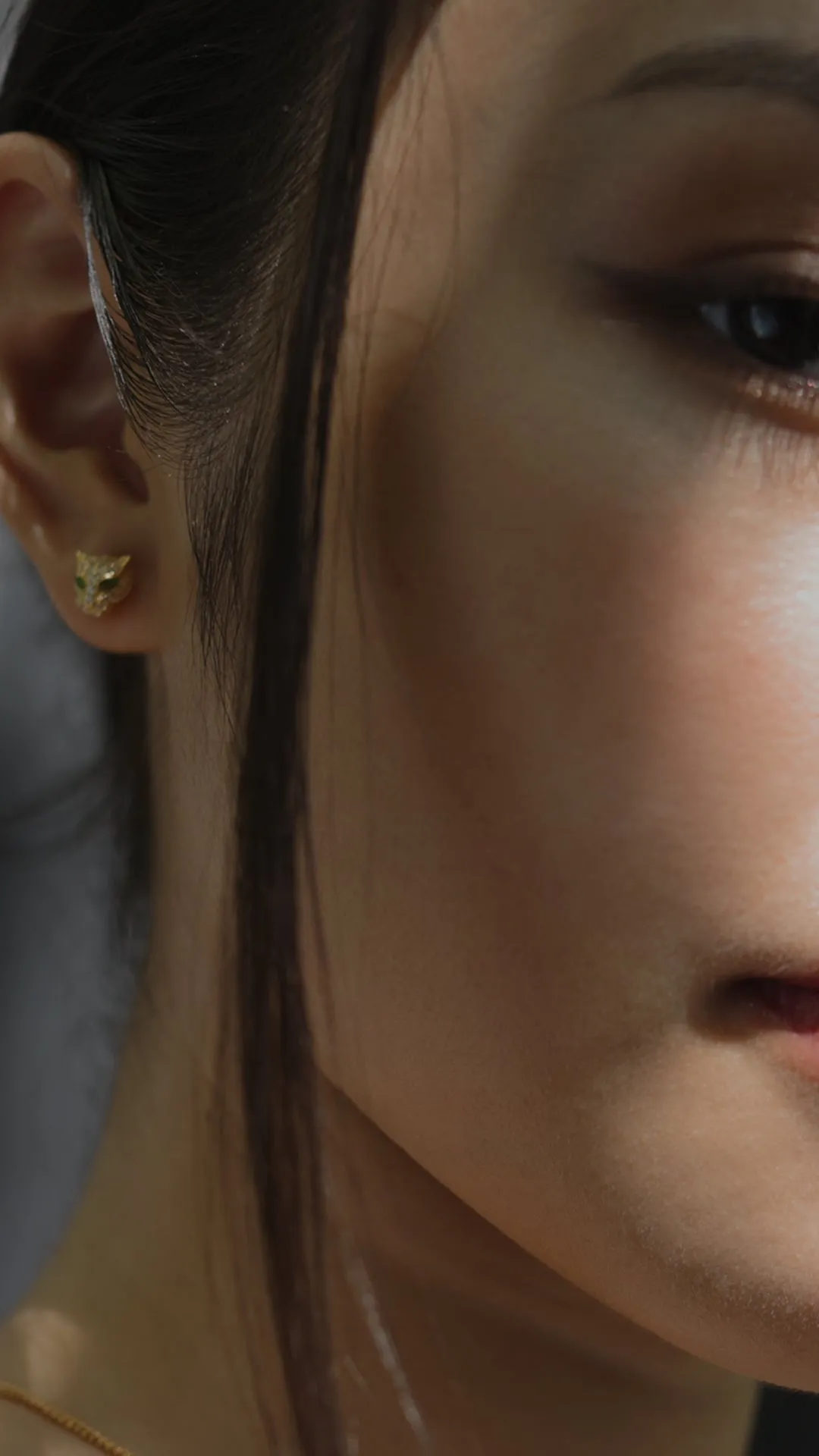 Maumau Stud Earrings 18K Gold Vermeil