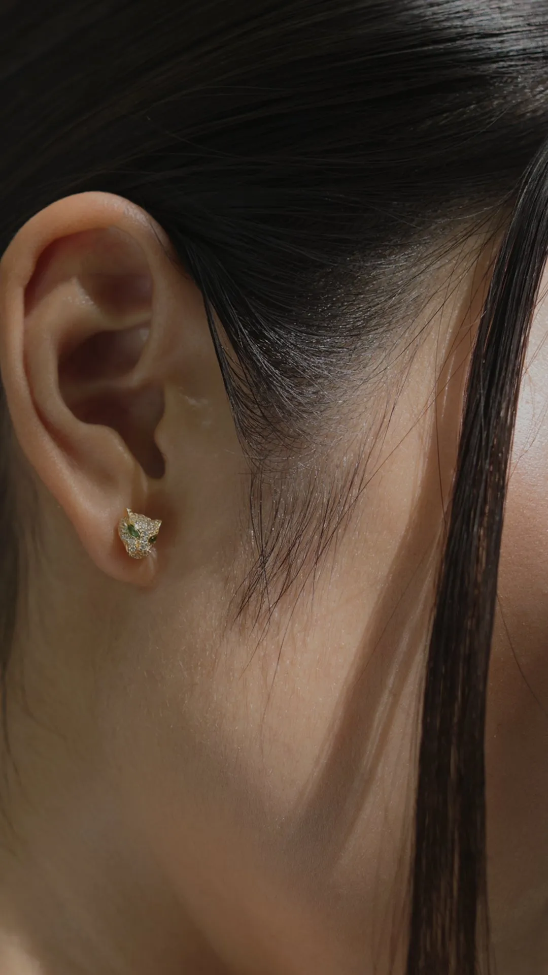 Maumau Stud Earrings 18K Gold Vermeil